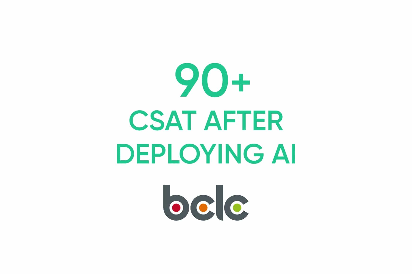 90 Csat After Deploying Ai