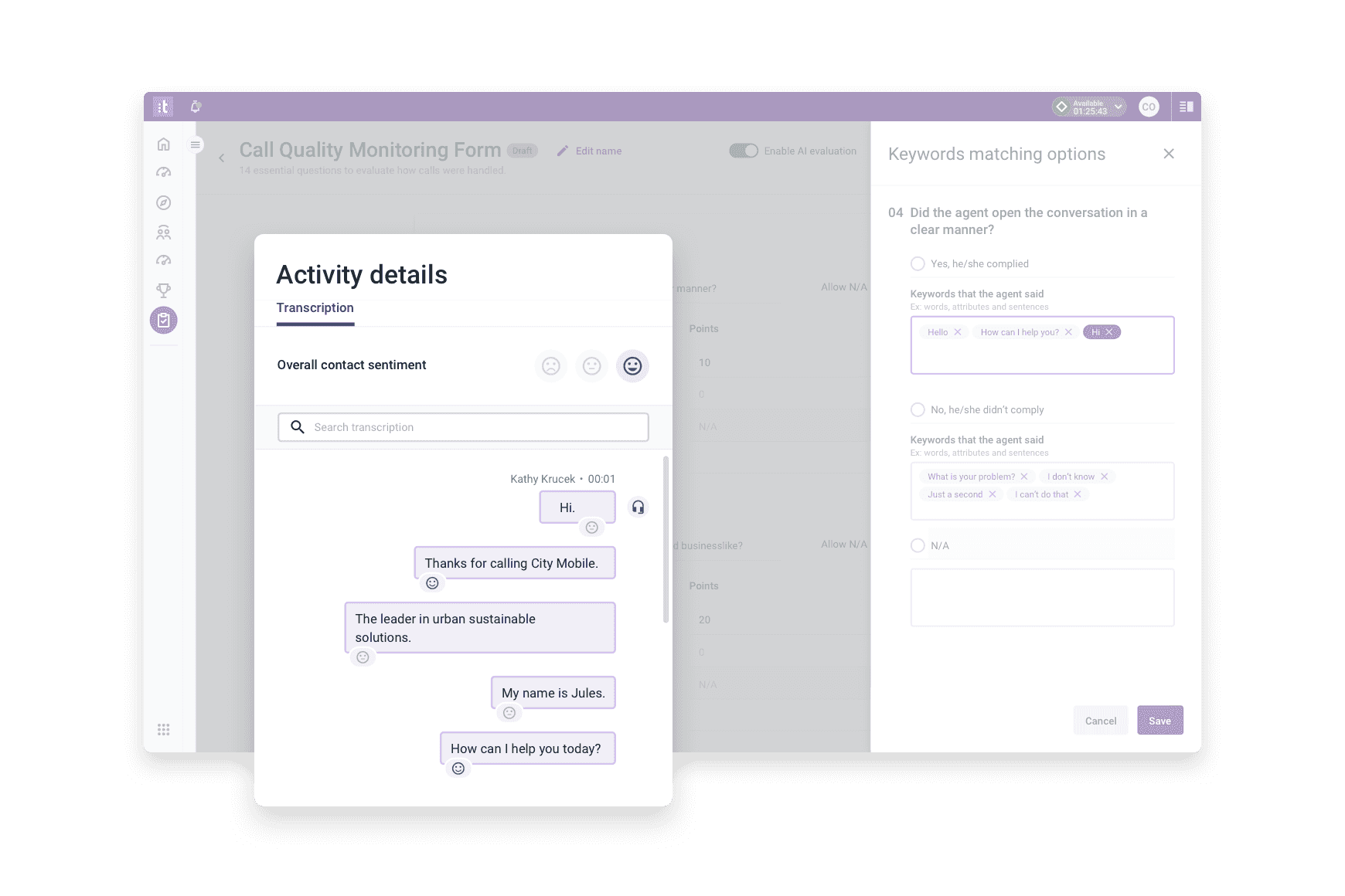 Product demo: Talkdesk QM Assist