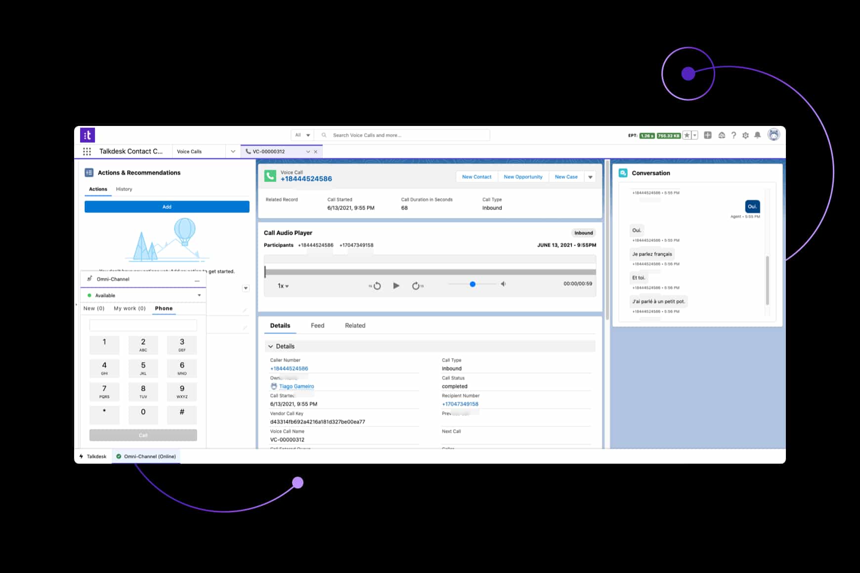 Service Cloud Voice Integration Interactive Demo