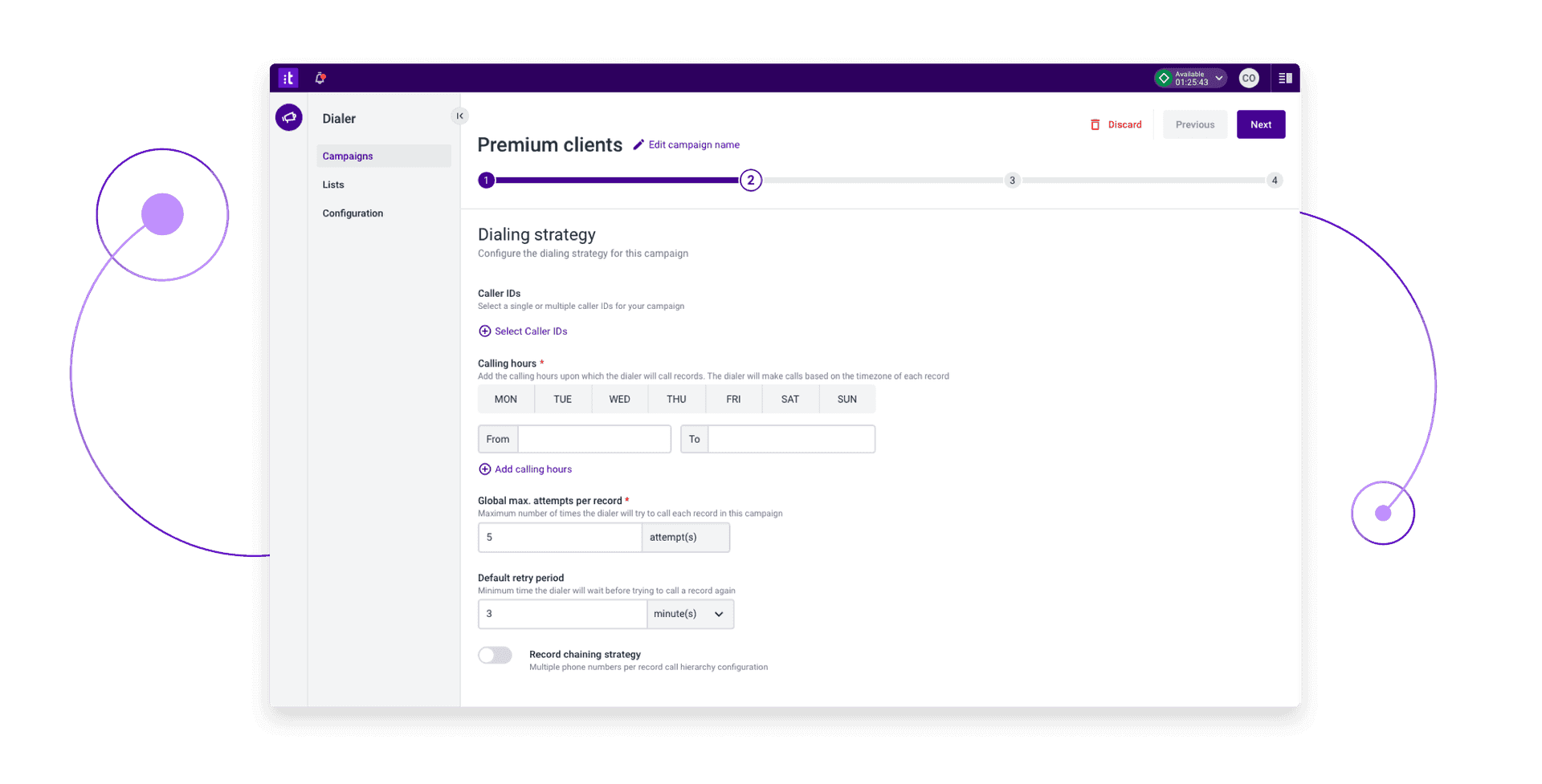 Outbound Dialer Demo Page