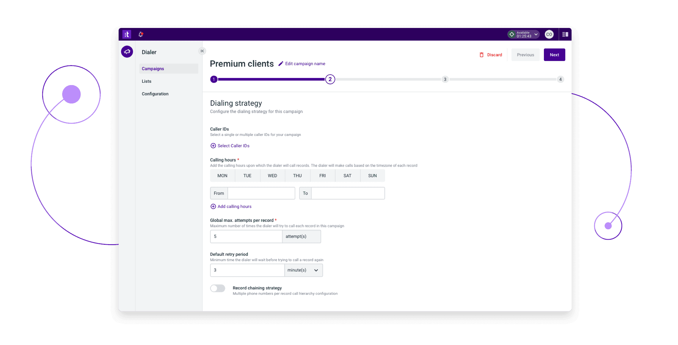 Outbound Dialer Demo Page