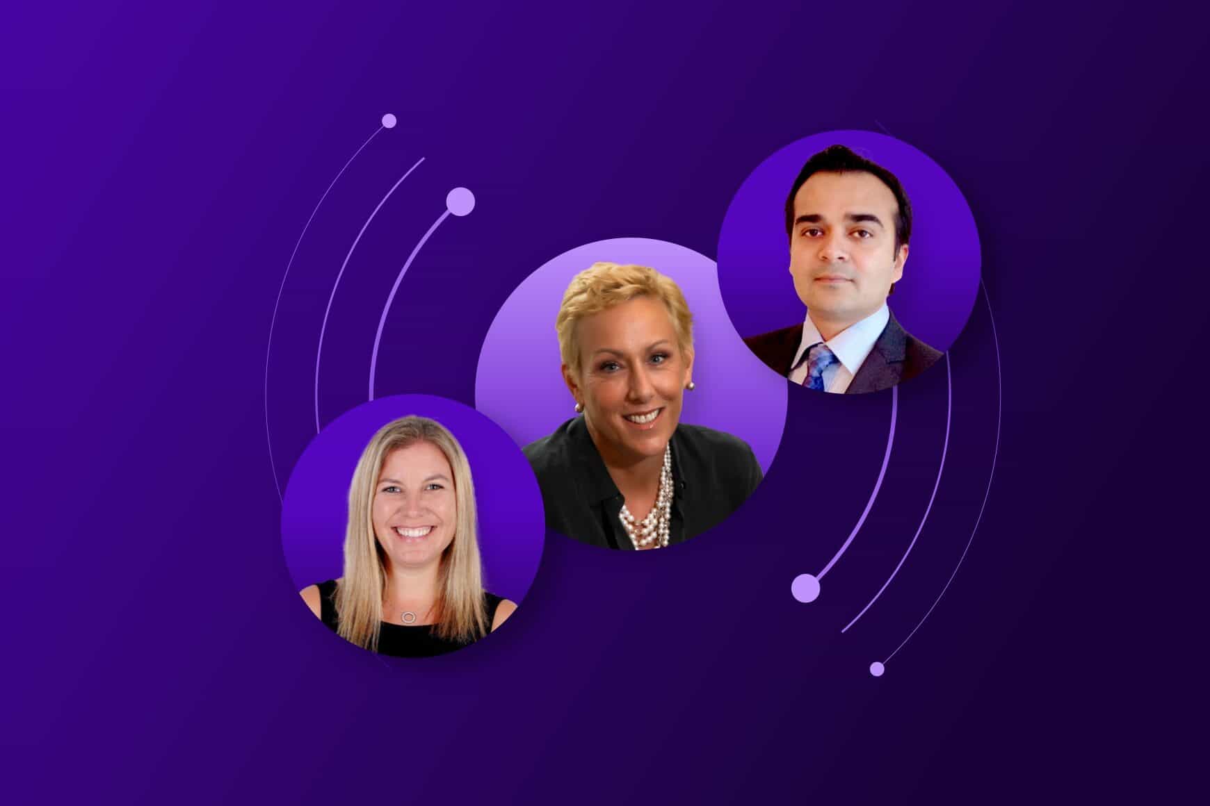 Two women and a man discuss banking investment in CX in american banker's podcast