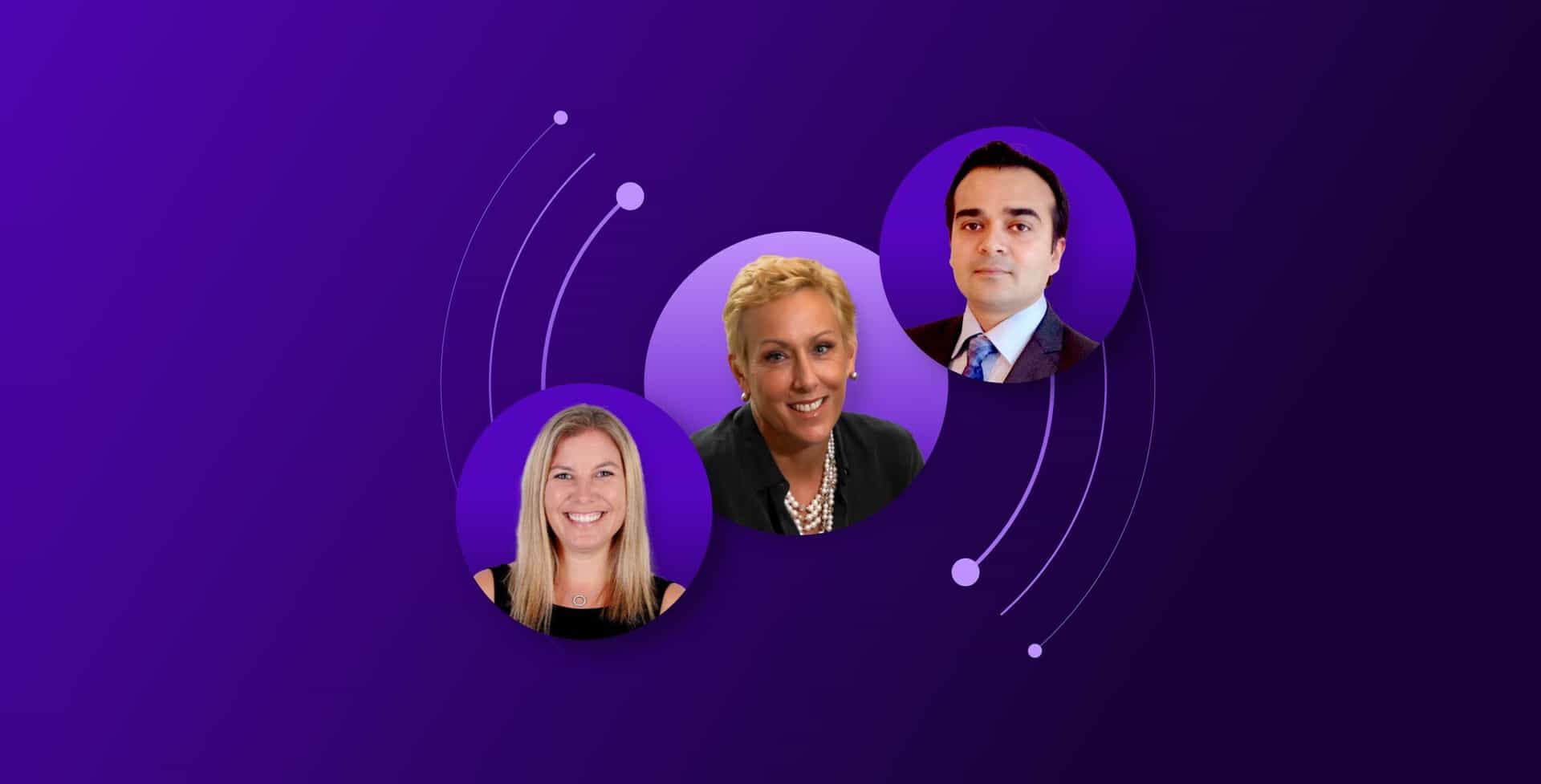 Two women and a man discuss banking investment in CX in american banker's podcast