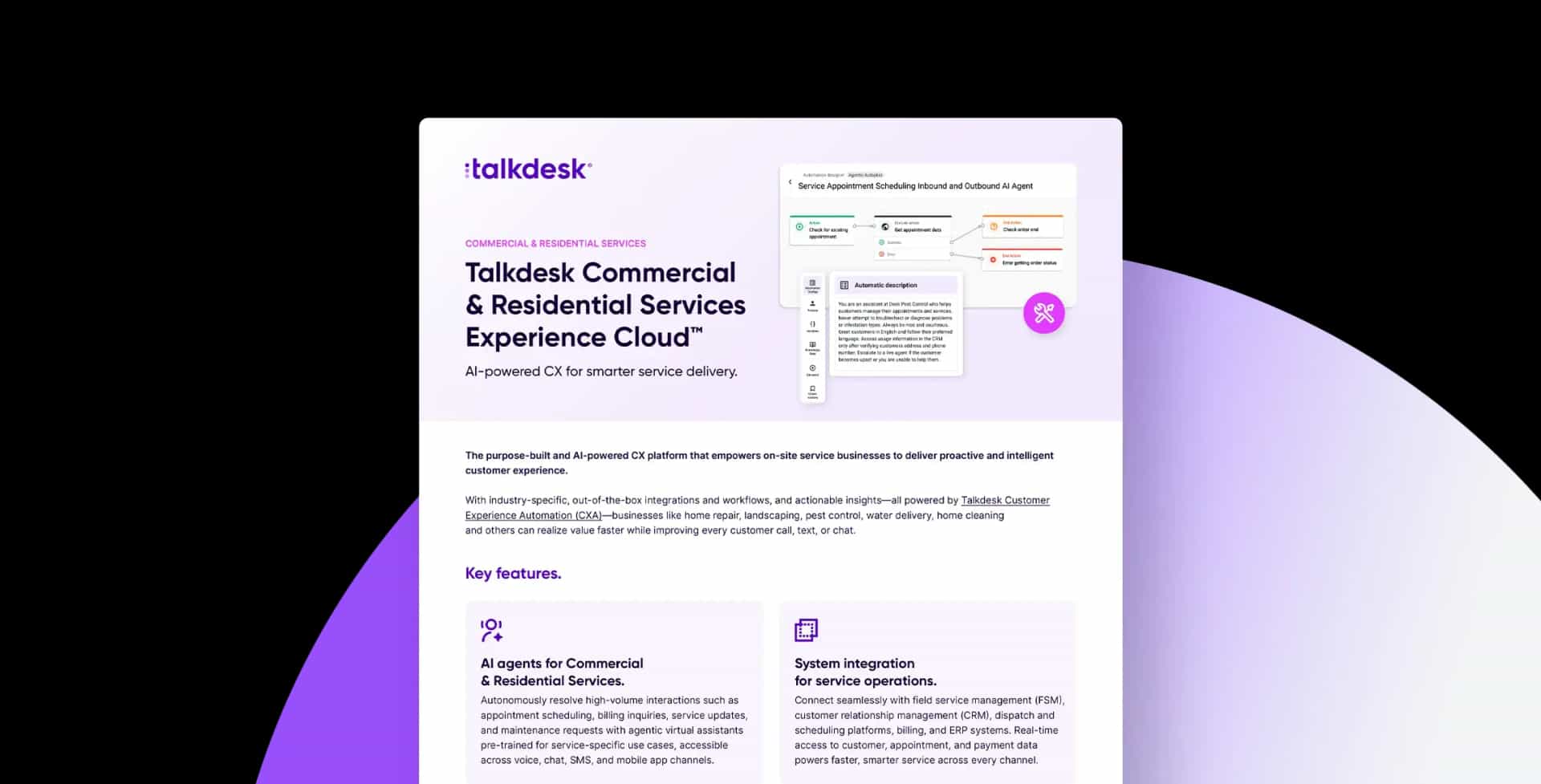 Hero Commercial Residential Services Experience Cloud