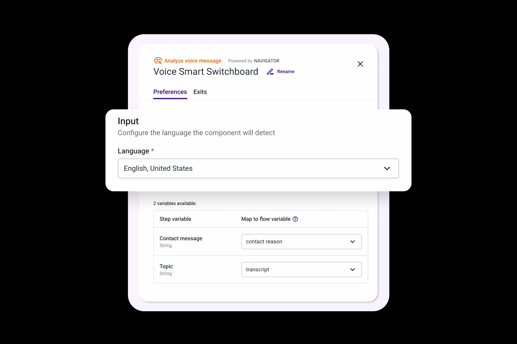 Navigator Voice Multi Language