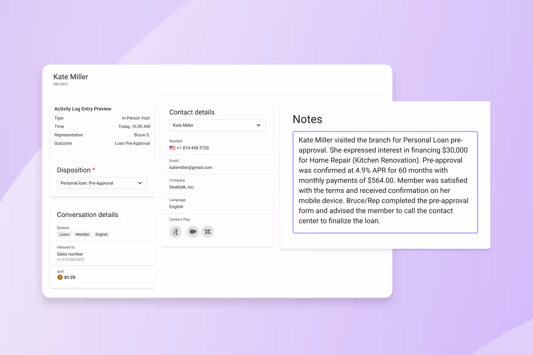 Talkdesk For Financial Centers Tdfc 03 1