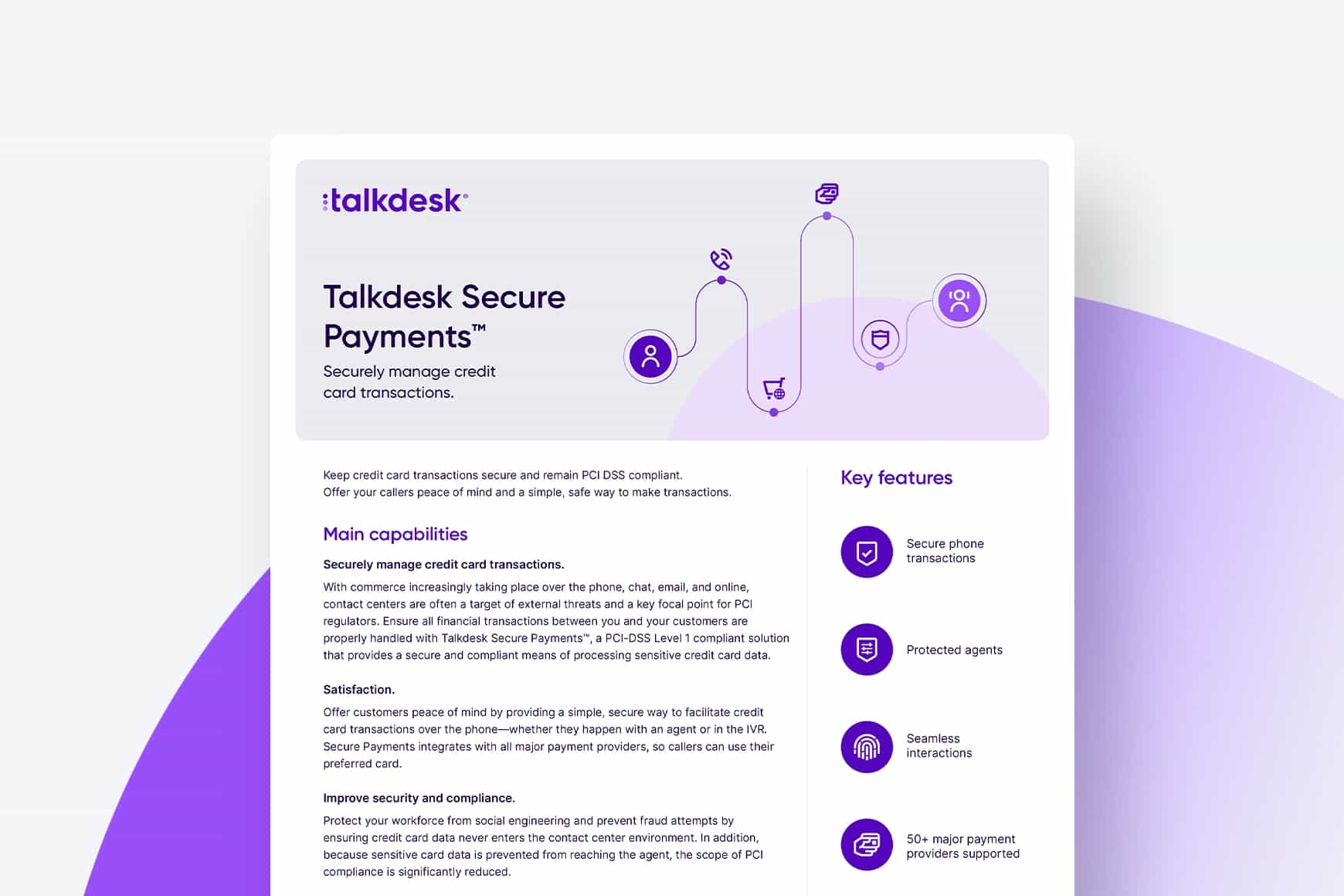 Talkdesk Secure Payments