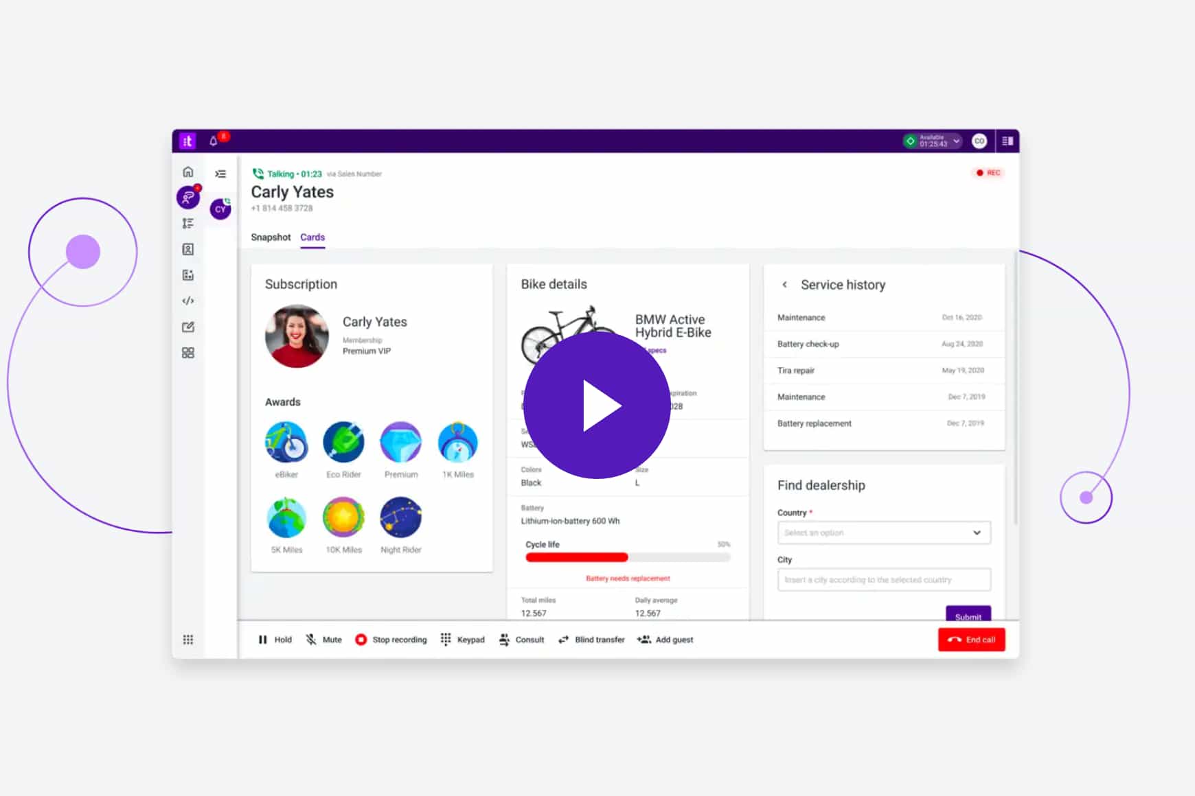 Create a custom user interface in minutes.