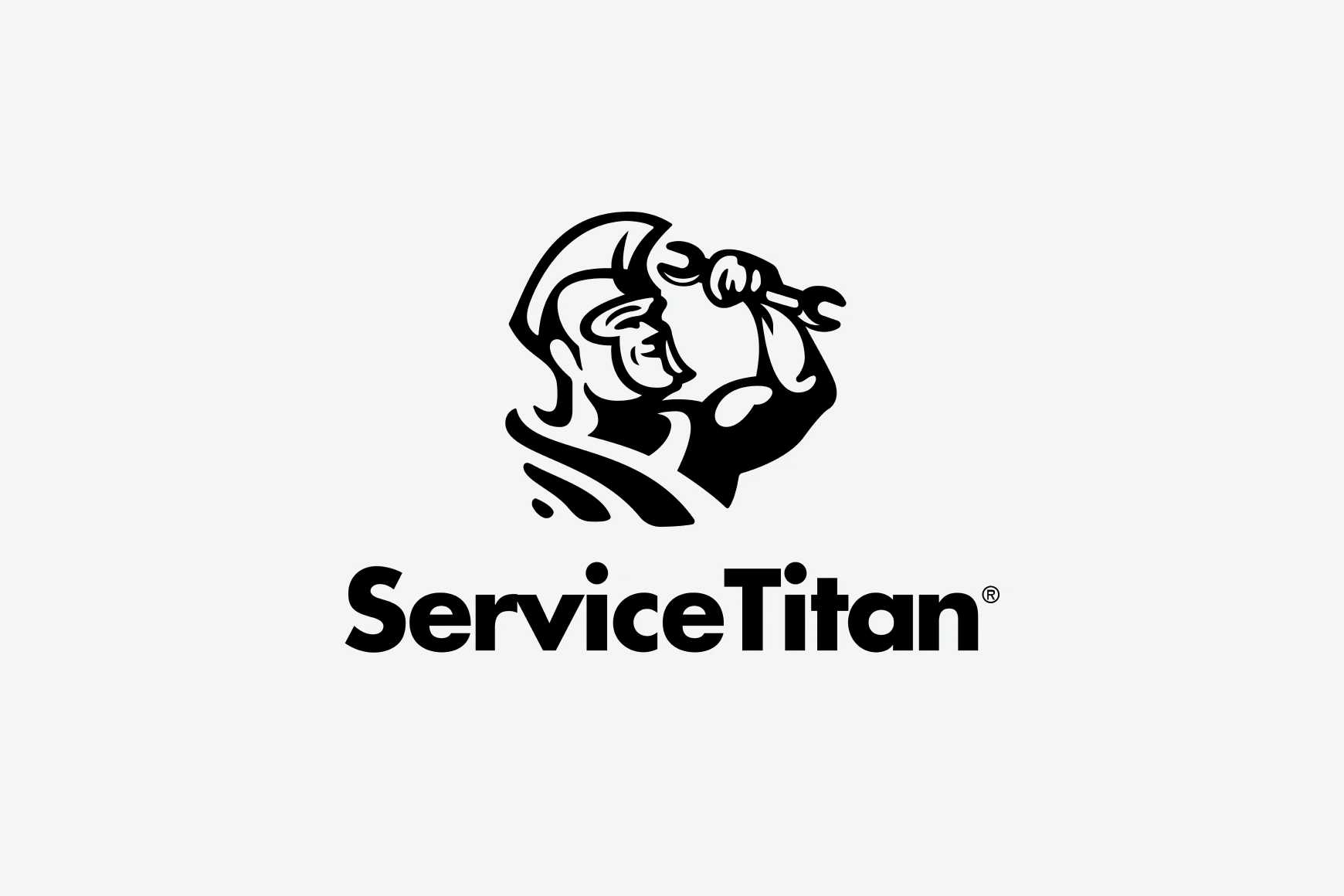 Service Titan Logo Grey
