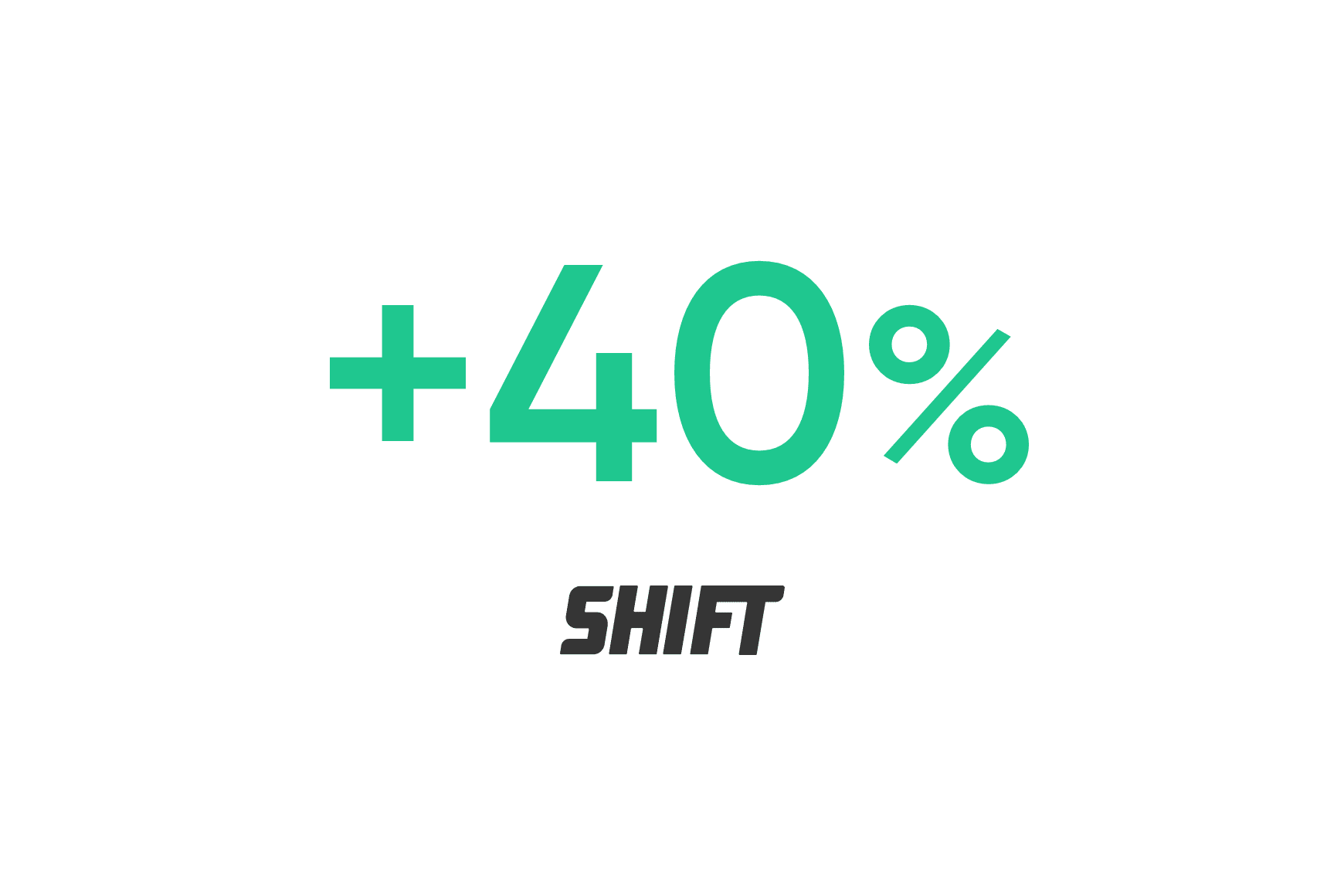Shift: 40% increase of NPS