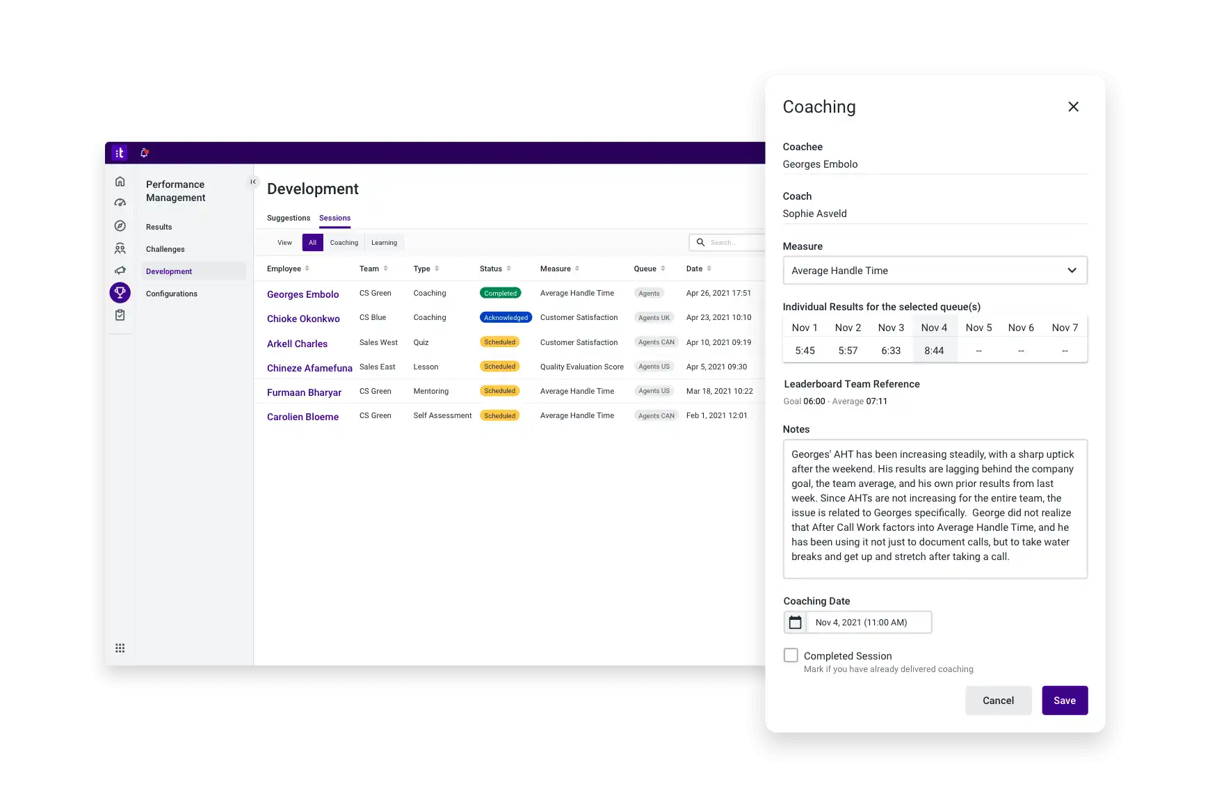 Wem Deliver Timely Personalized Coaching