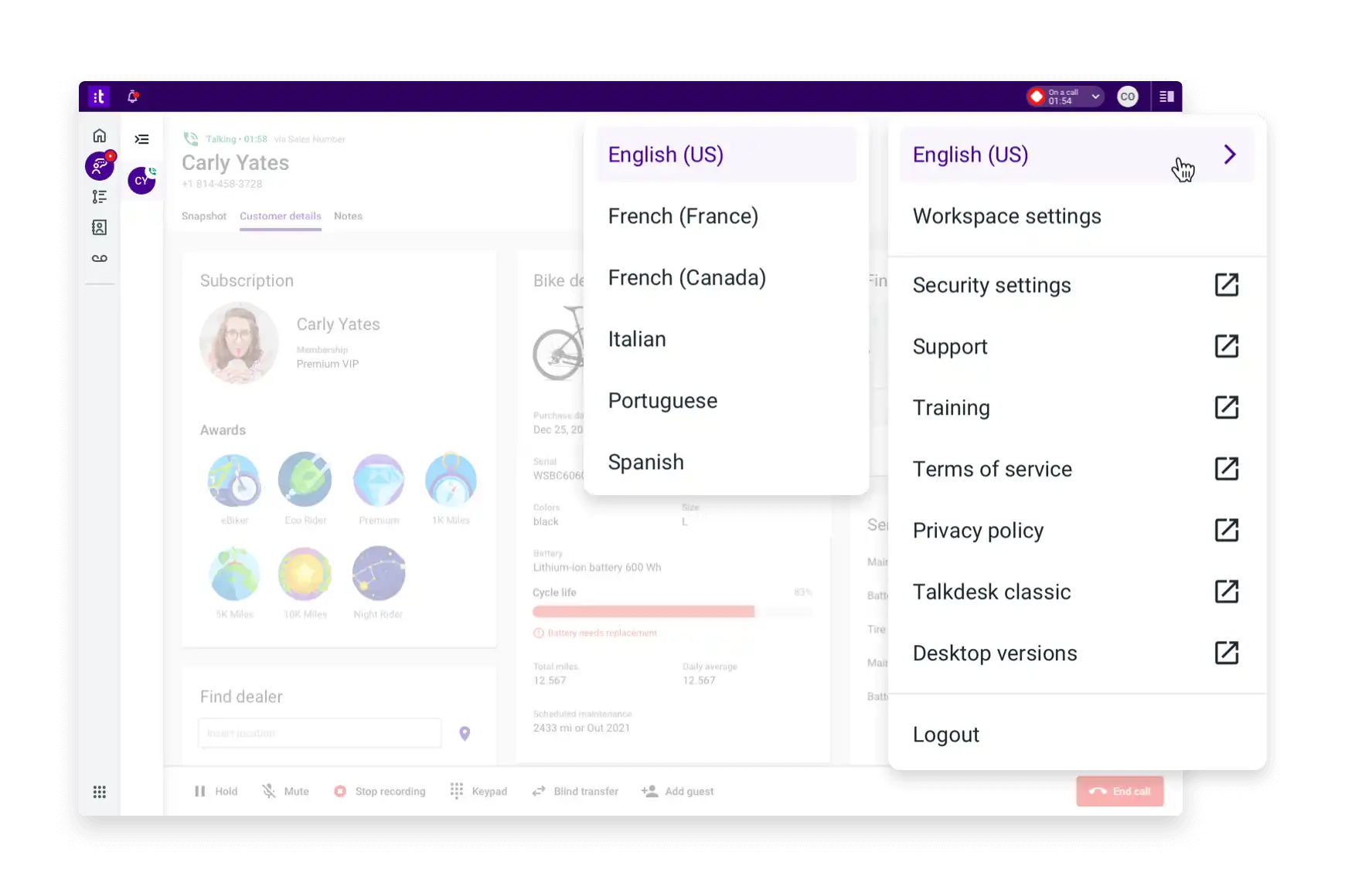 Workspace Personalized Interfaces