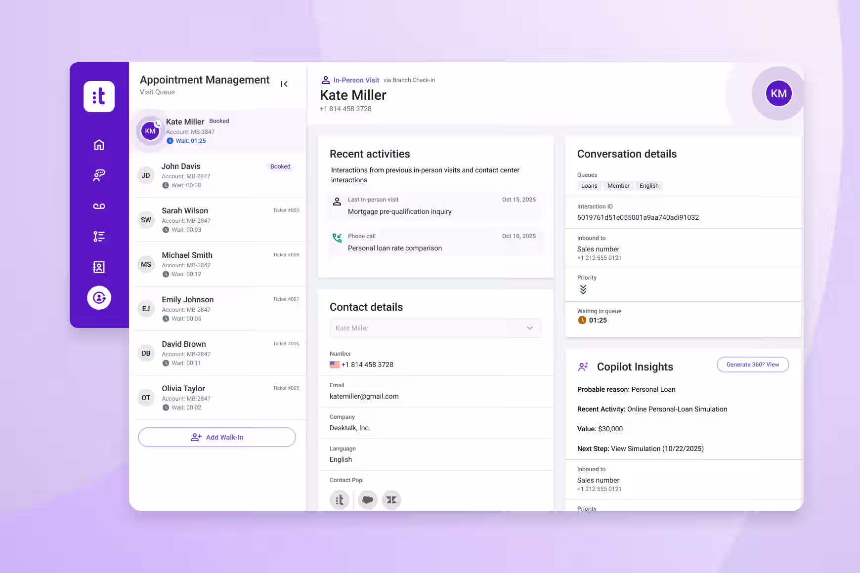 Talkdesk For Financial Centers Tdfc 02 1