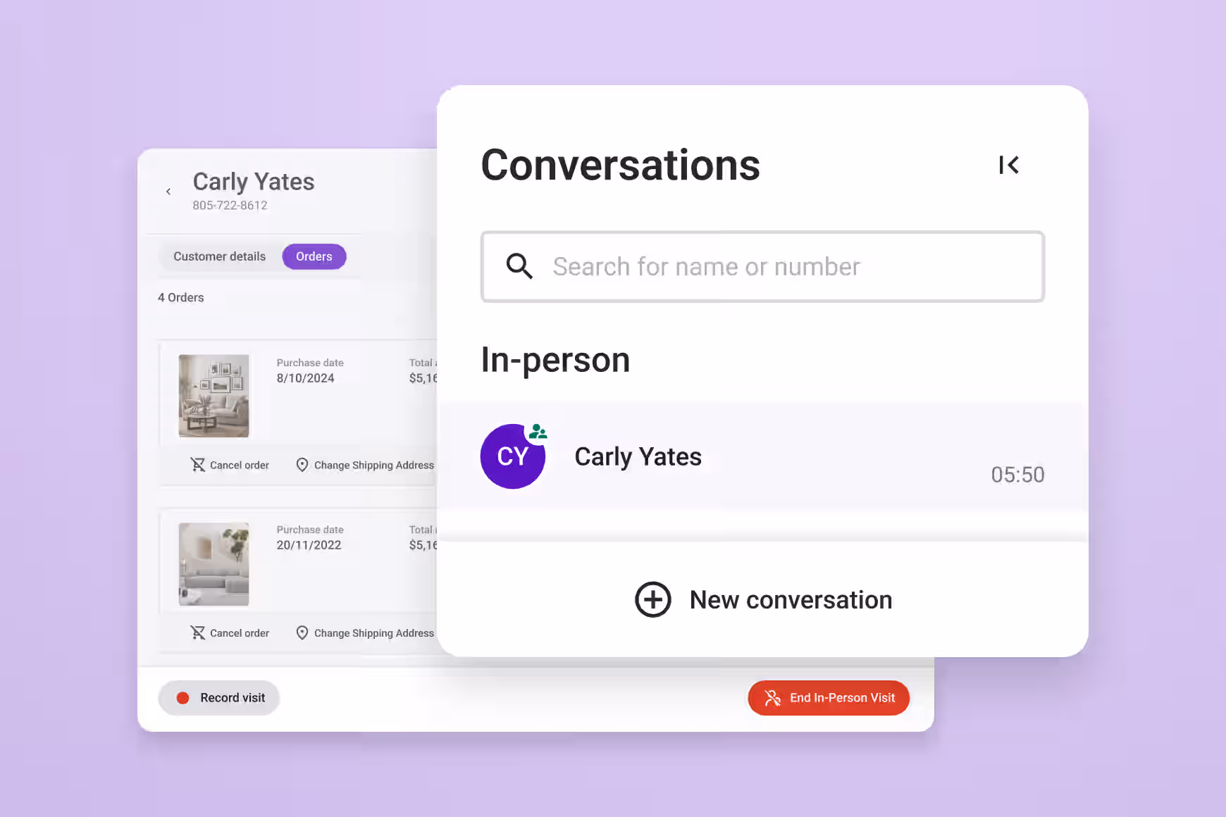 Connecting store employees to the complete customer experience