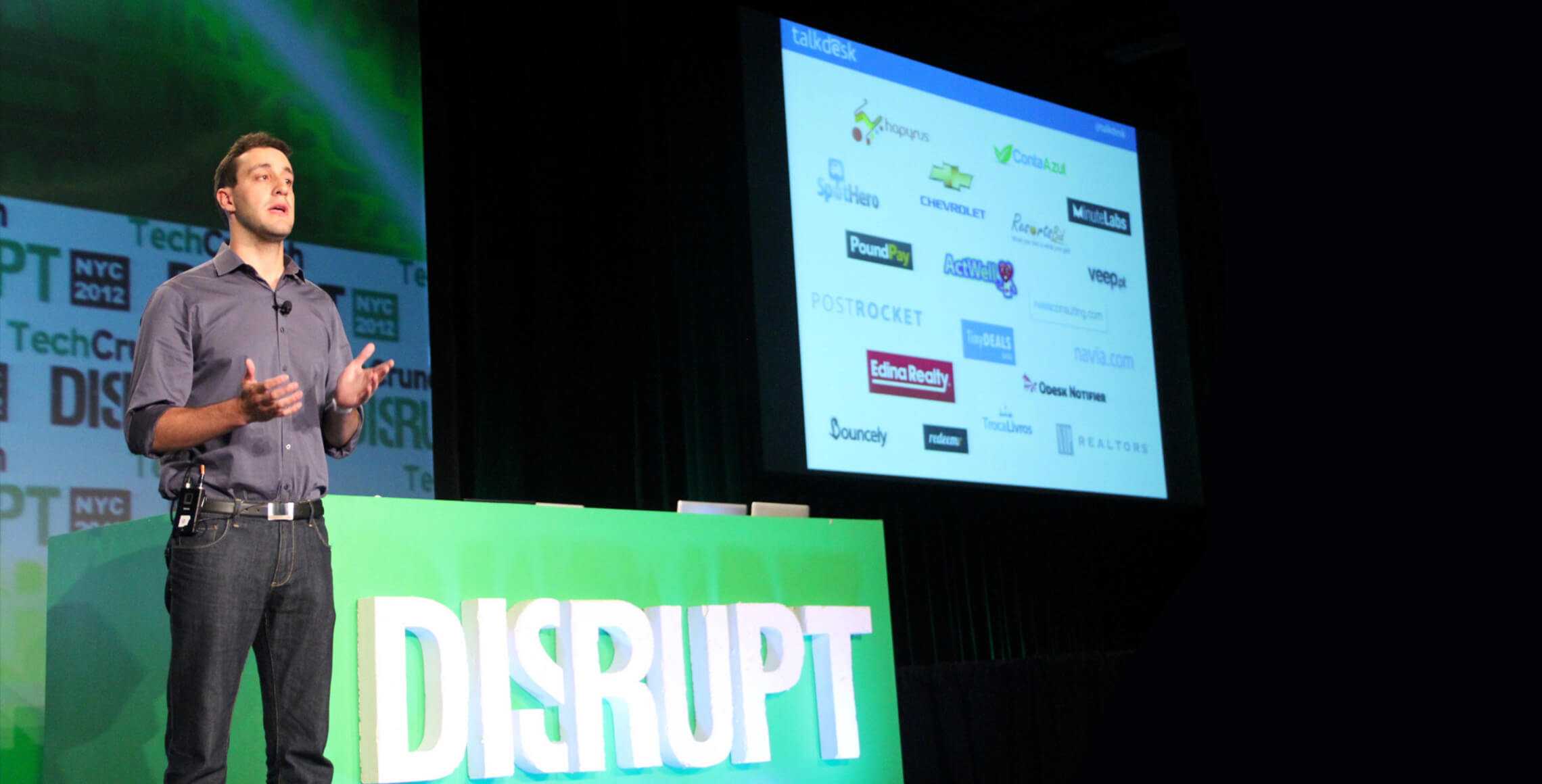 Tiago Paiva Tech Crunch Disrupt Early Days