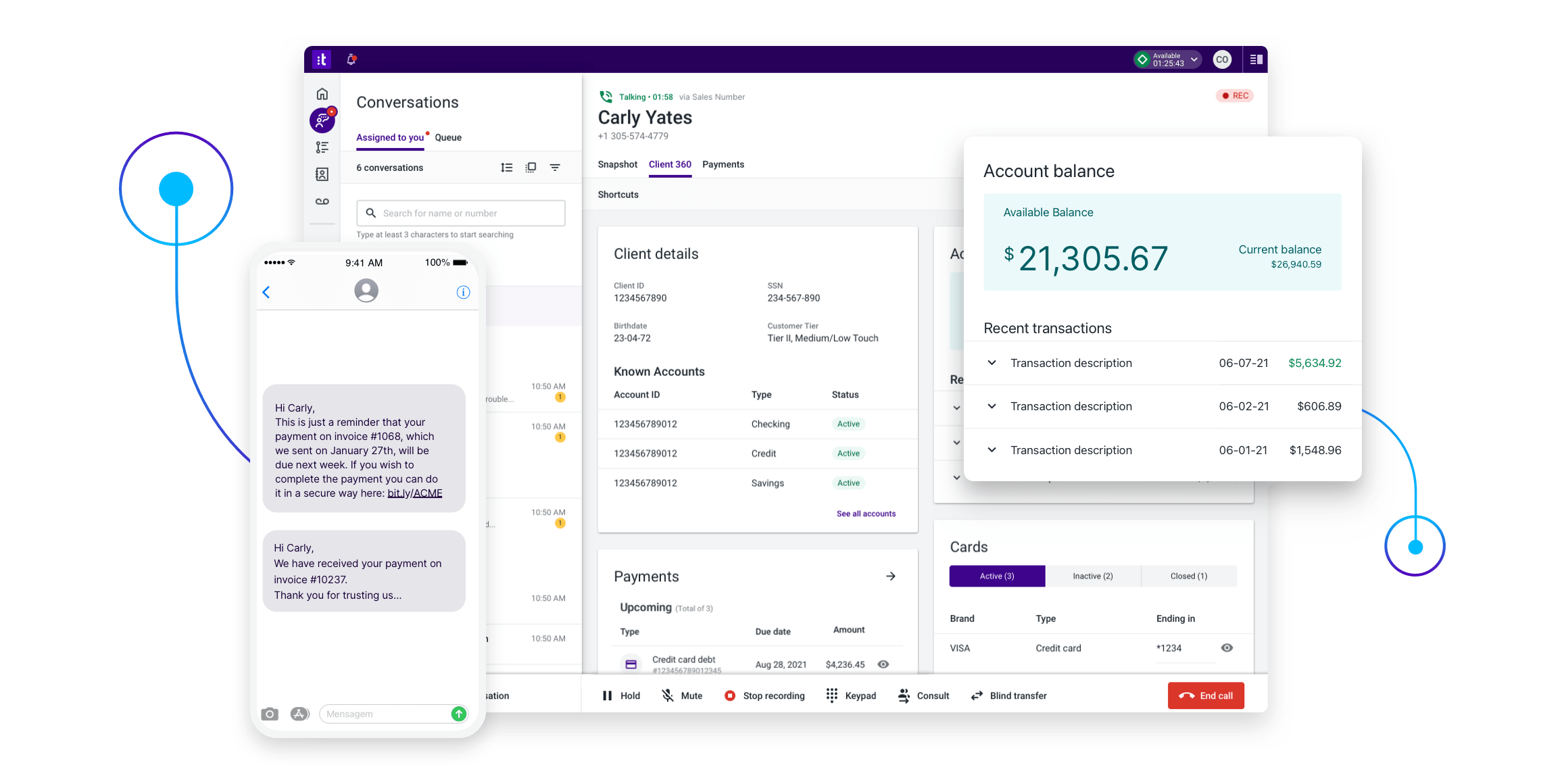 Finantial Demo Request Page
