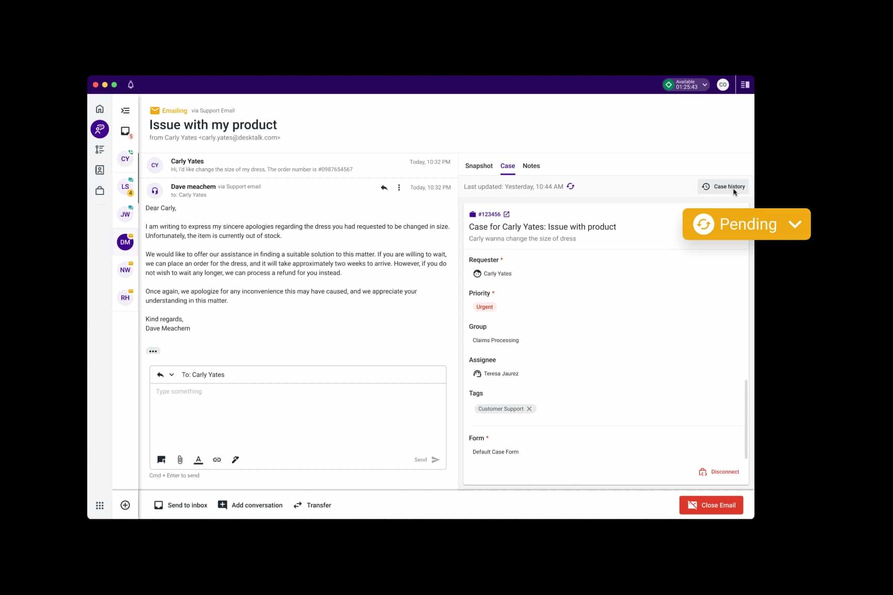 Turn Email To Case
