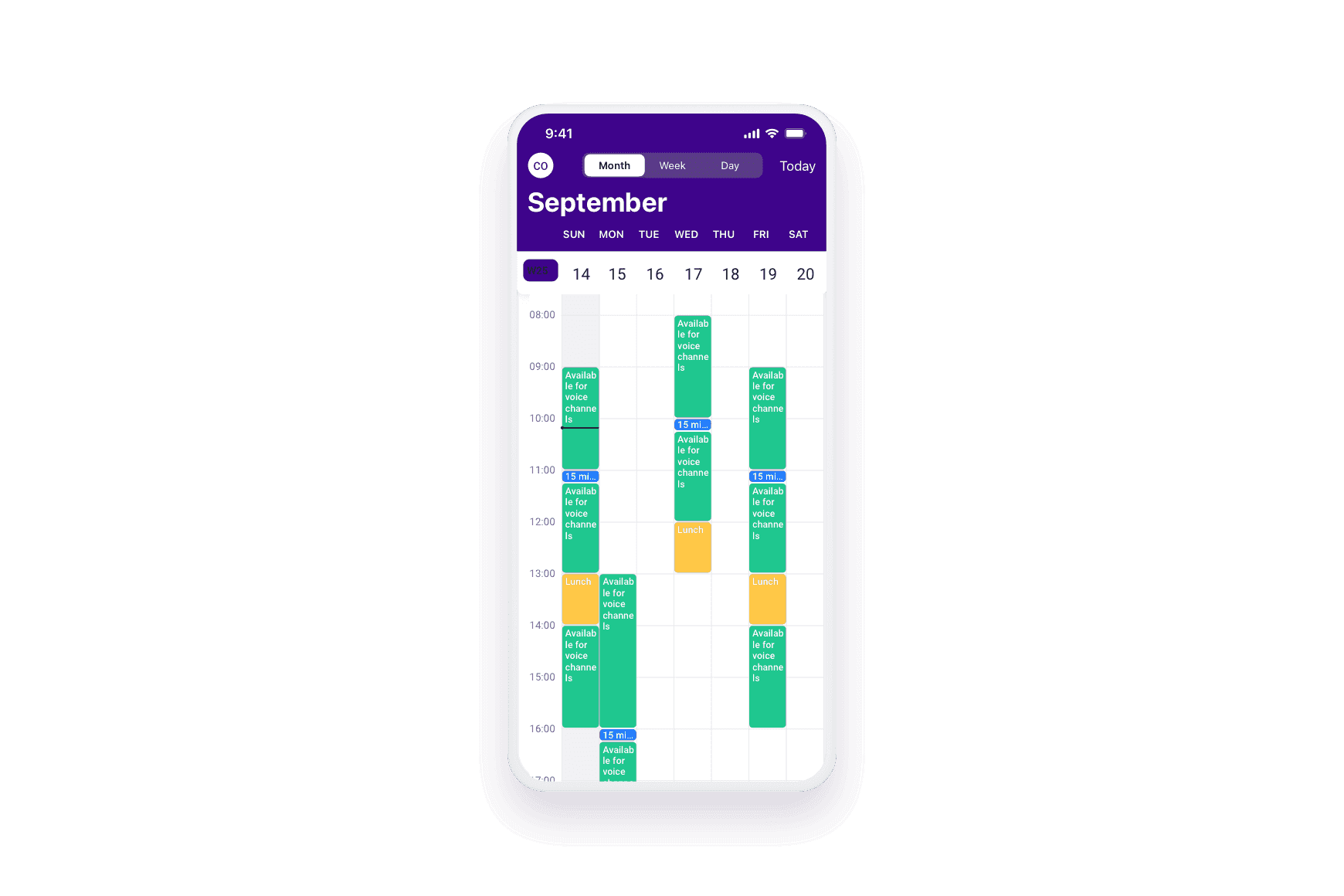 Mobile Workforce Flexible Scheduling Experience