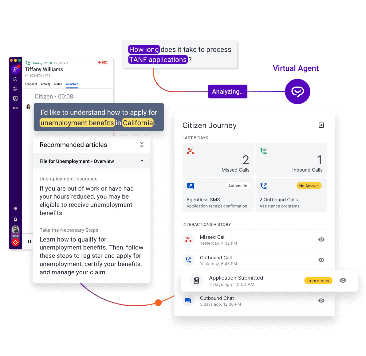 Citizen Journey Virtual Assistant Request Demo