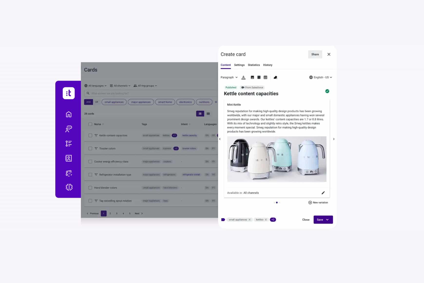 Talkdesk Knowledge Creator