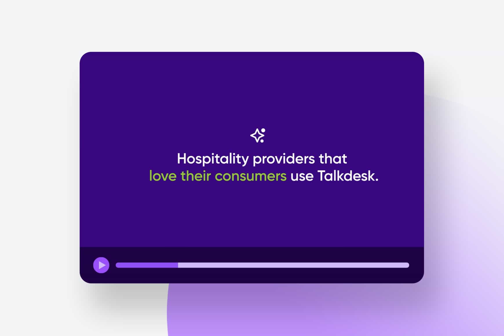 Talkdesk Hospitality Experience Cloud Video