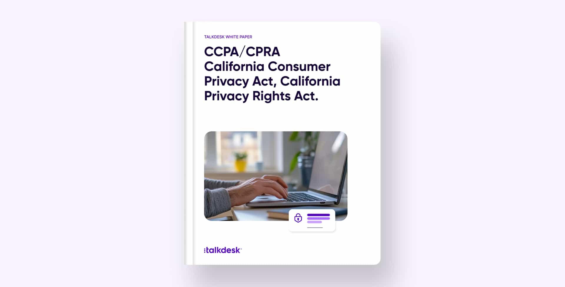 Talkdesk California Consumers Privacy Act Ccpa Compliance