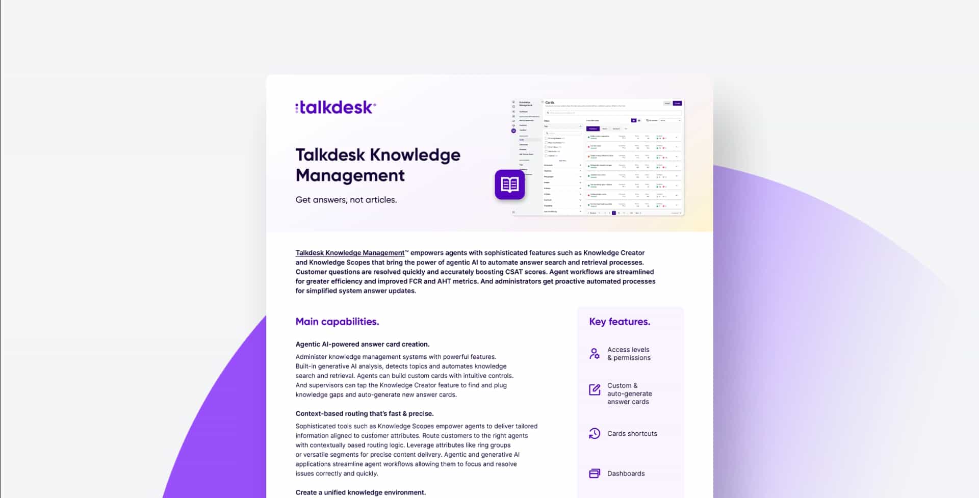 Talkdesk Knowledge Managemen Thumb