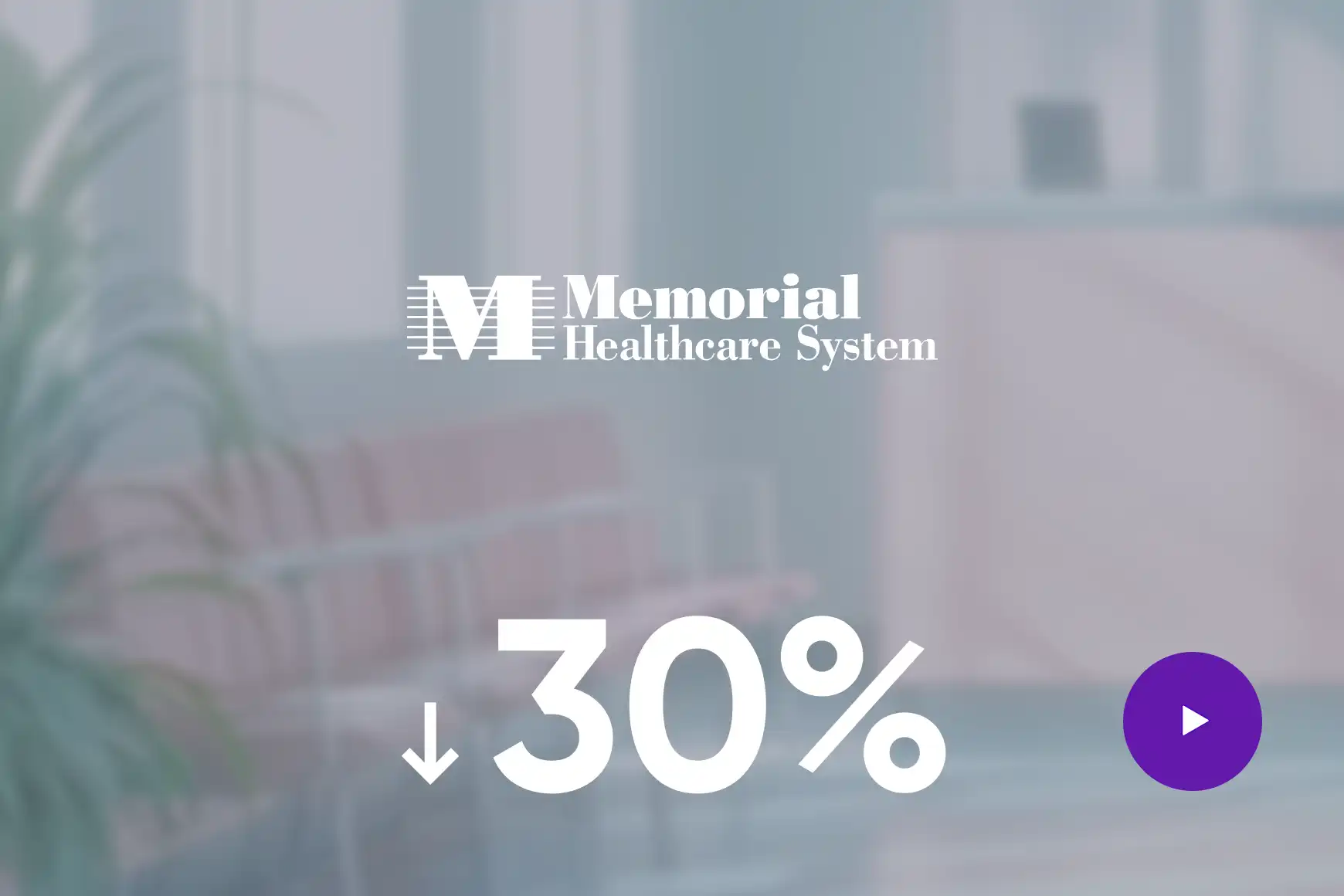 Memorial Healthcare System cut its initial abandonment rate while improving service levels by 30% video testimonial.