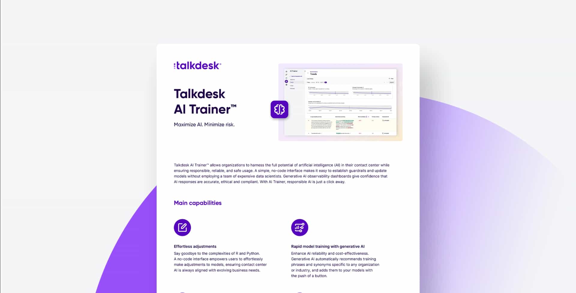 Talkdesk Ai Trainer