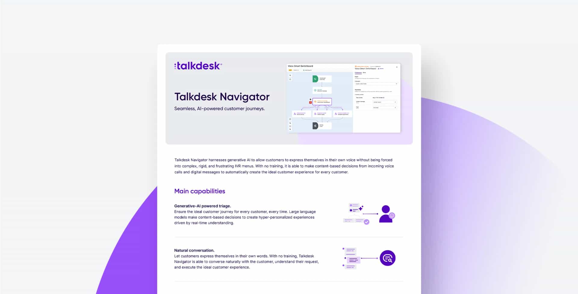 Talkdesk Navigator