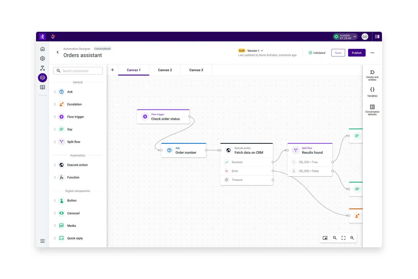 Customized Virtual Agent Conversational Flows