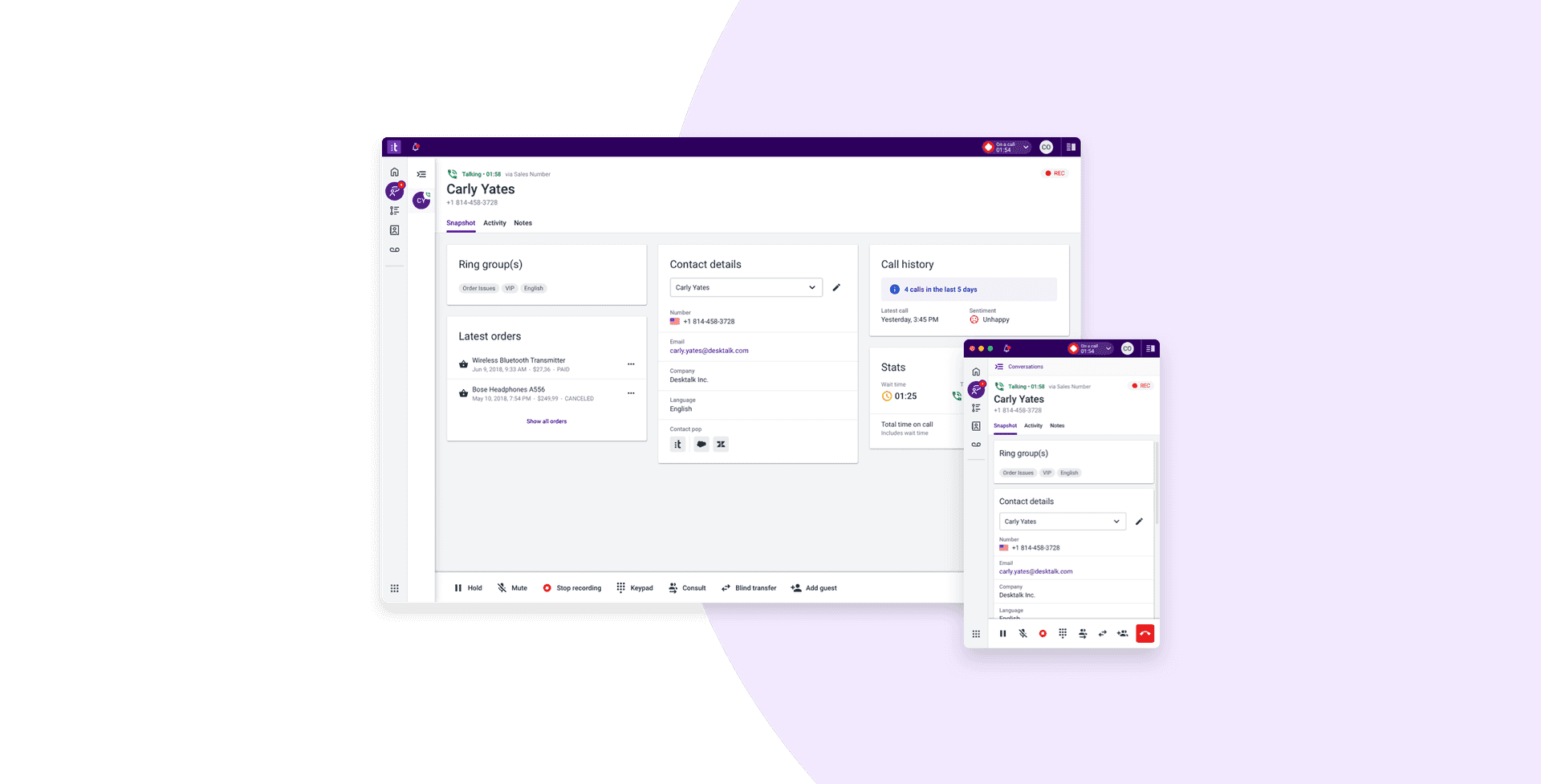 Omnichannel Agent Experience Agent Desktop