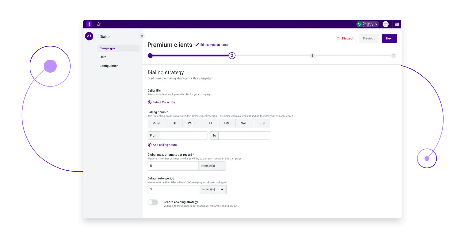 Outbound Dialer Demo Page
