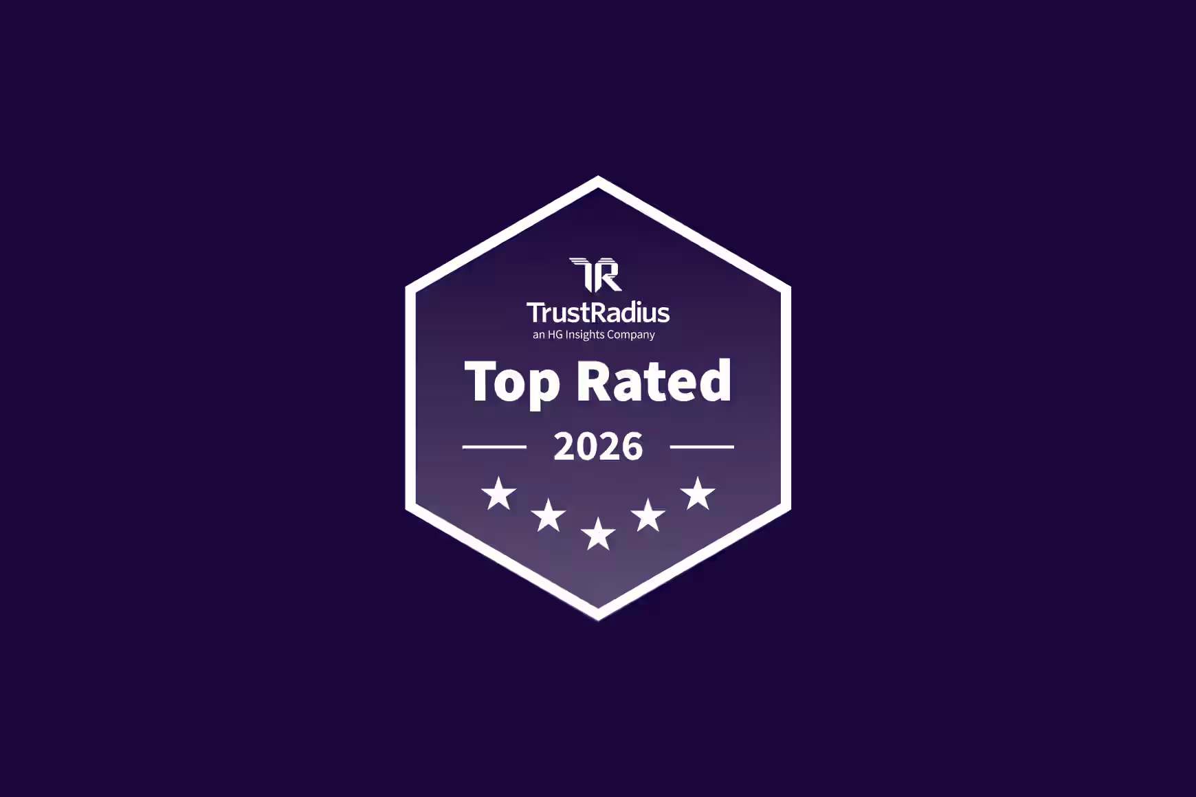 Classificada como “Melhor avaliada” pela Trust Radius com base nas avaliações dos clientes