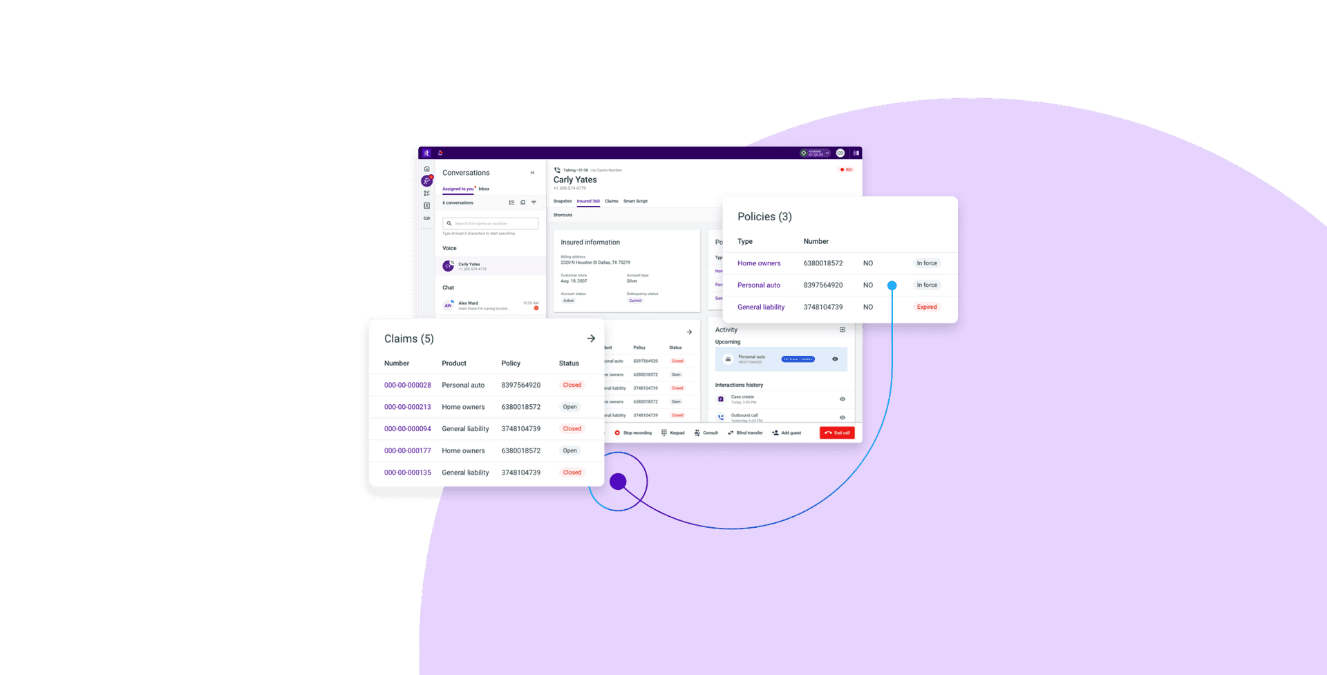 Increase Agility Complete View Customer Insurance Workspace Product