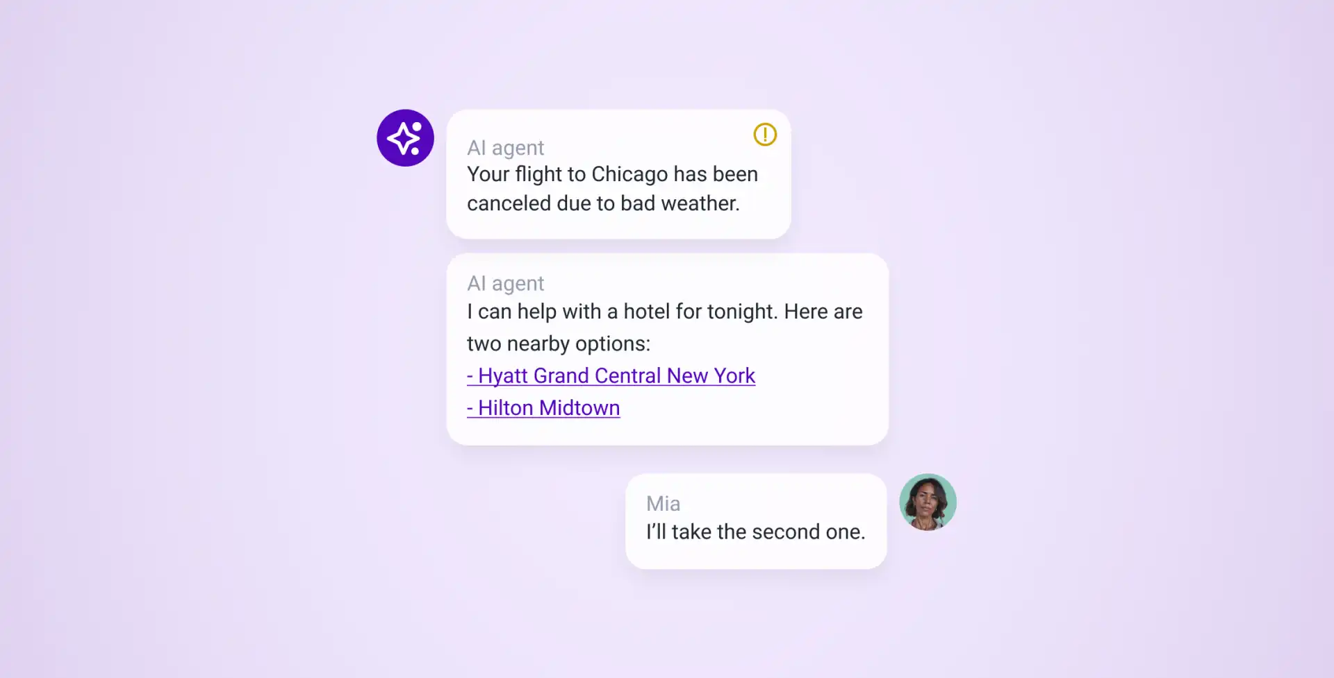 Proactive Travel Notifications Fallback