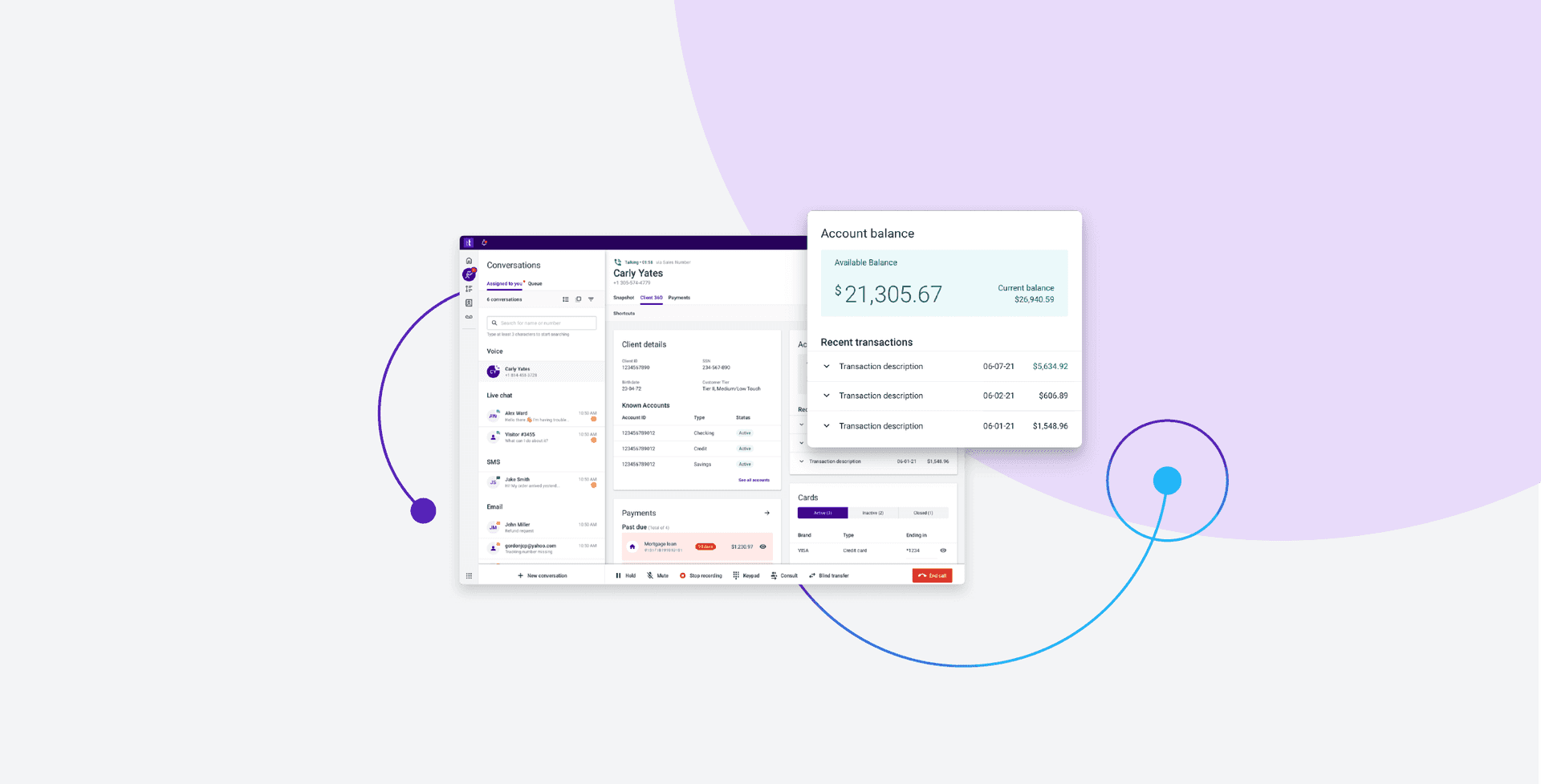 Talkdesk Financial Services Experience Cloud