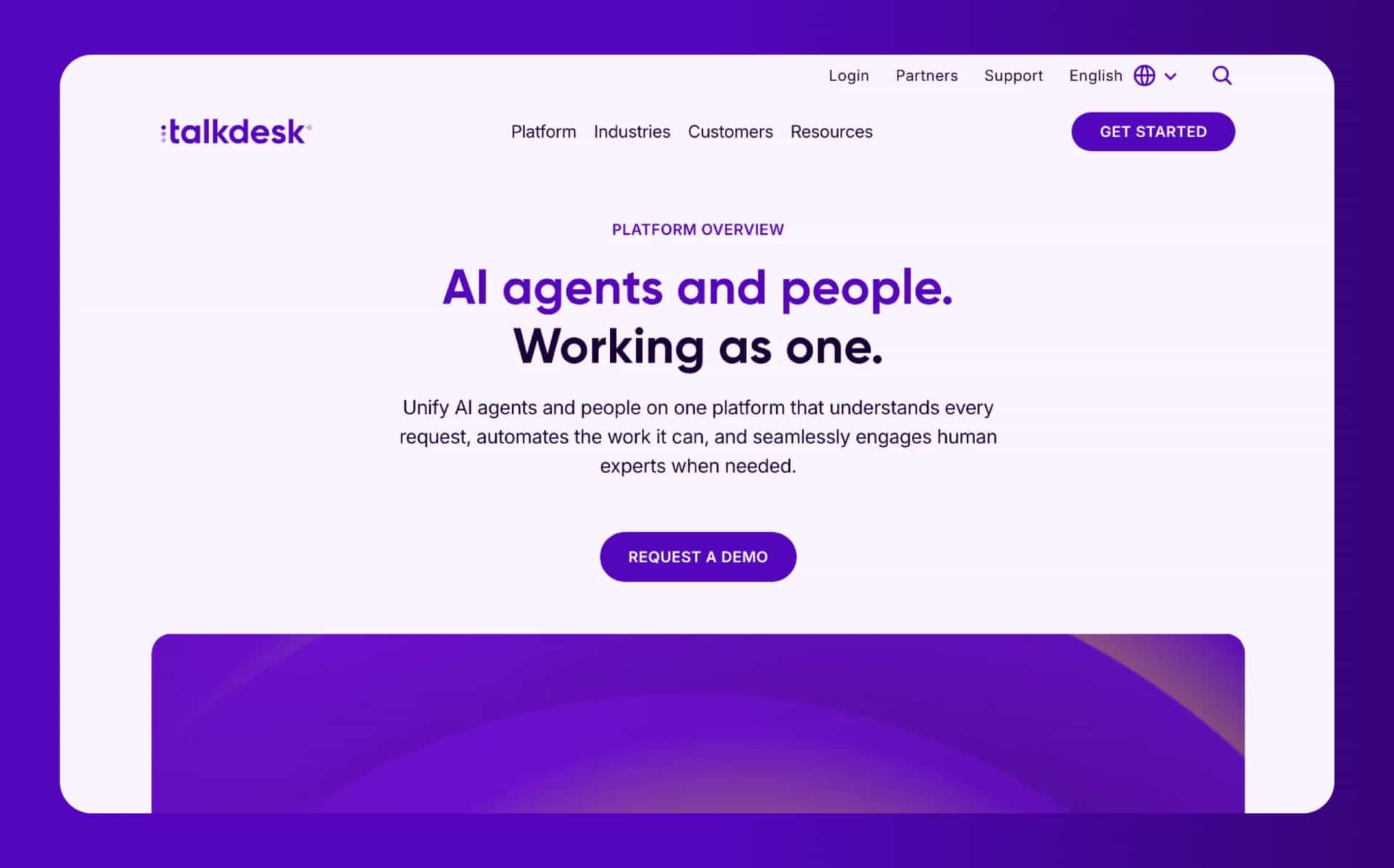 Talkdesk Screenshot V3