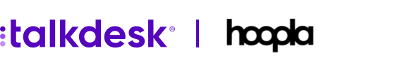 Talkdesk Hoopla Logo