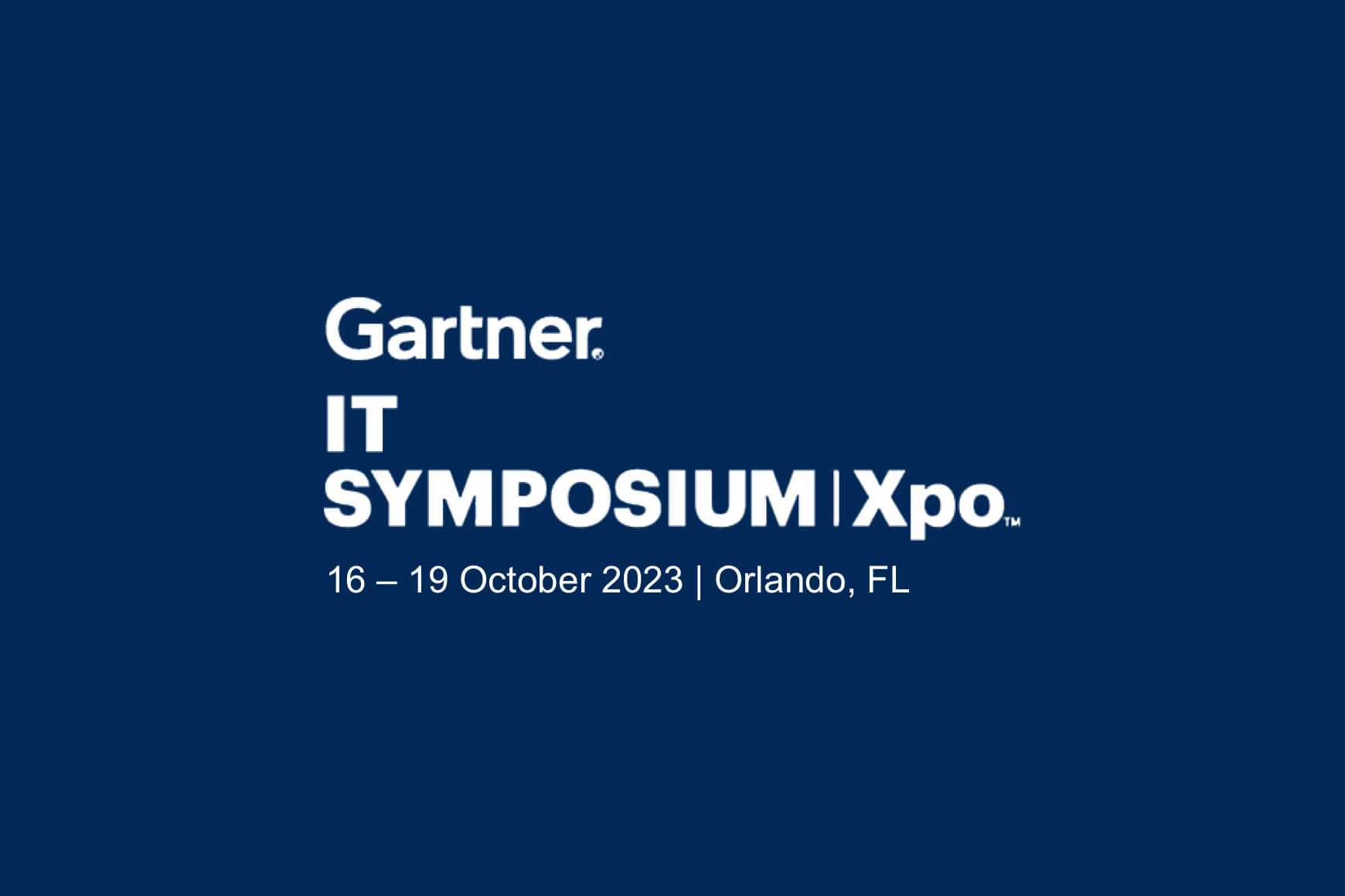 Gartner IT Symposium/Xpo™