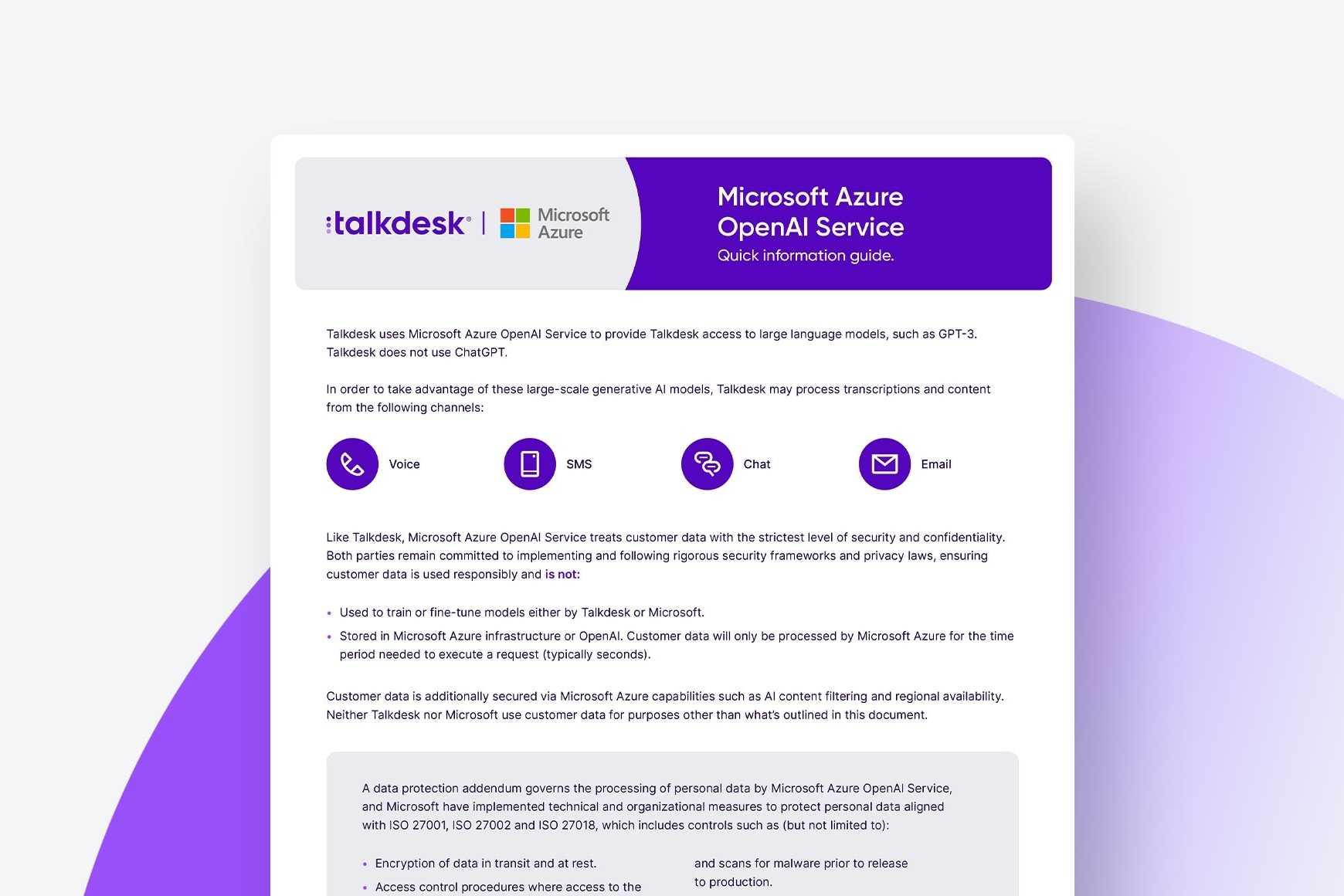 How Talkdesk is leveraging Microsoft Azure OpenAI Service