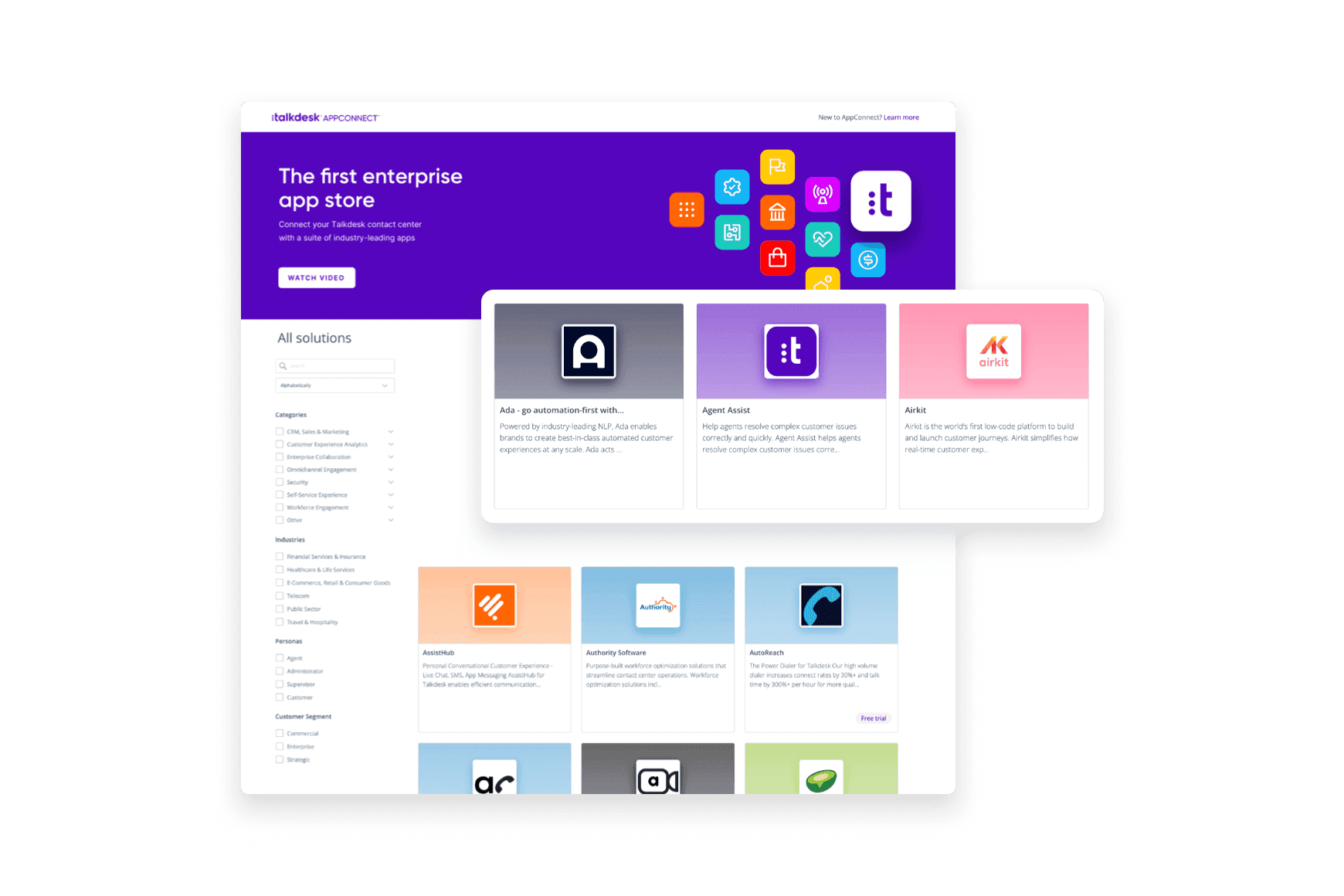 Talkdesk Appconnect Product Apps Store