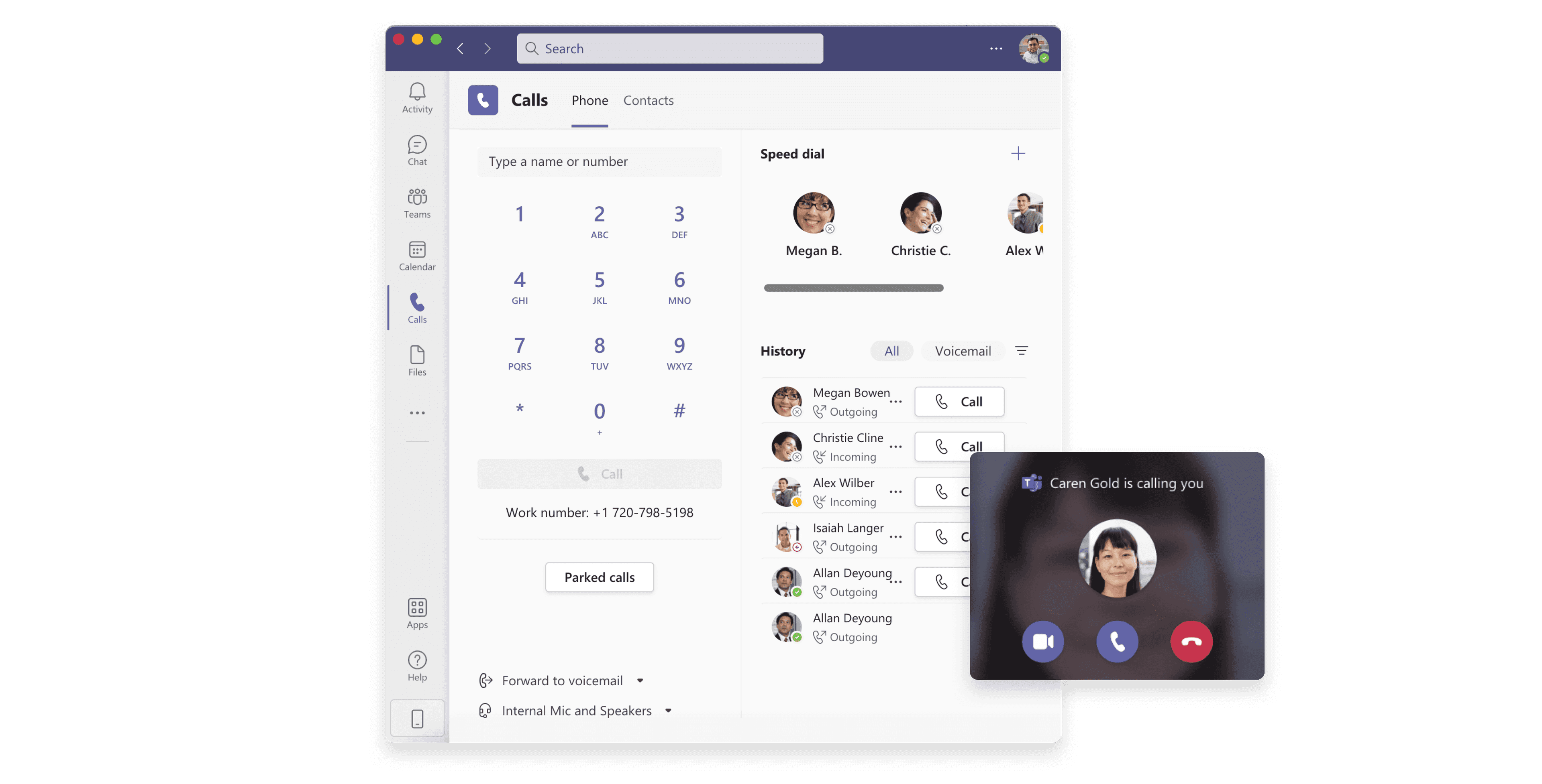 Microsoft Teams Demo Page