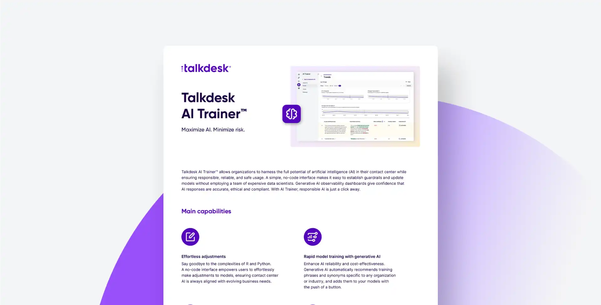 Talkdesk Ai Trainer