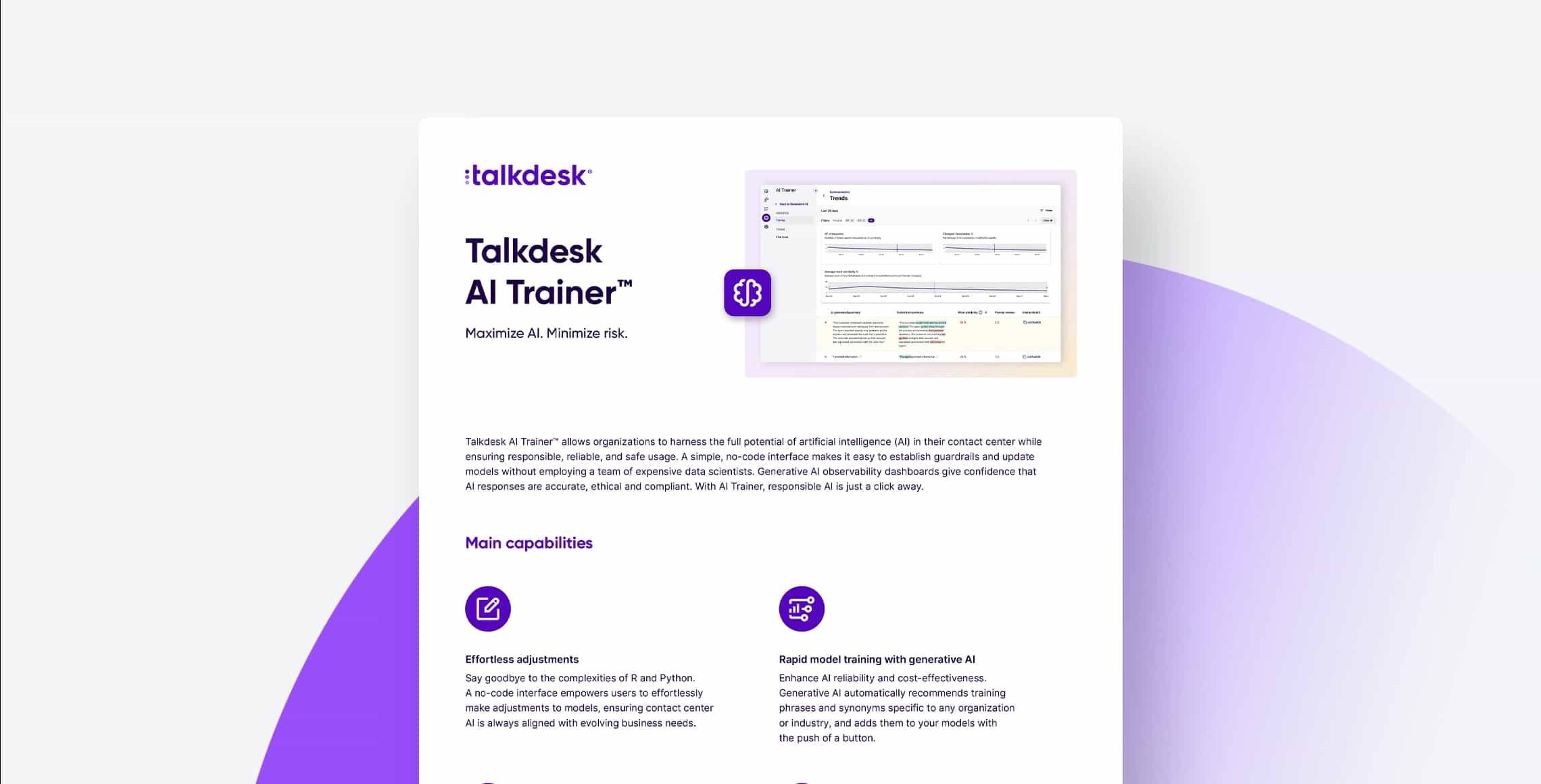 Talkdesk Ai Trainer