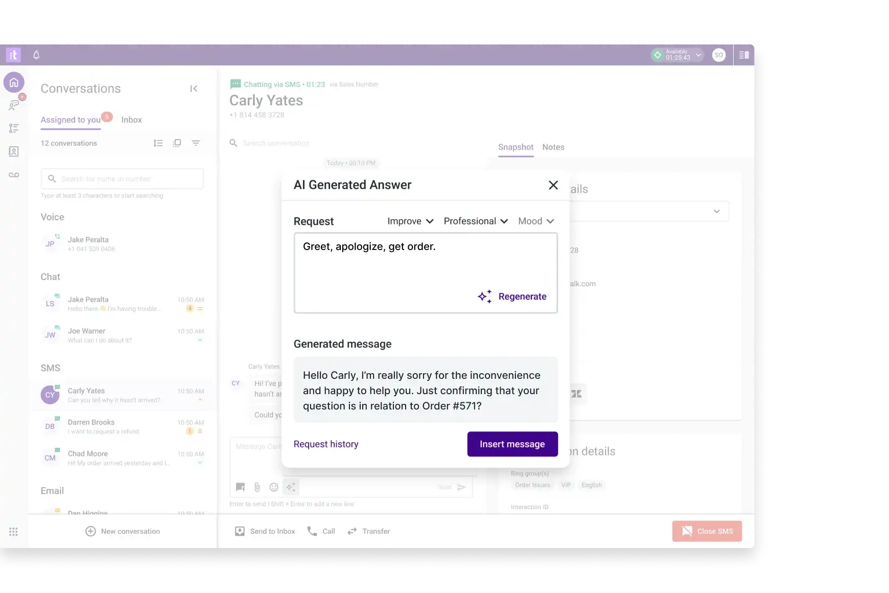 Help Agents Write Responses For Customers