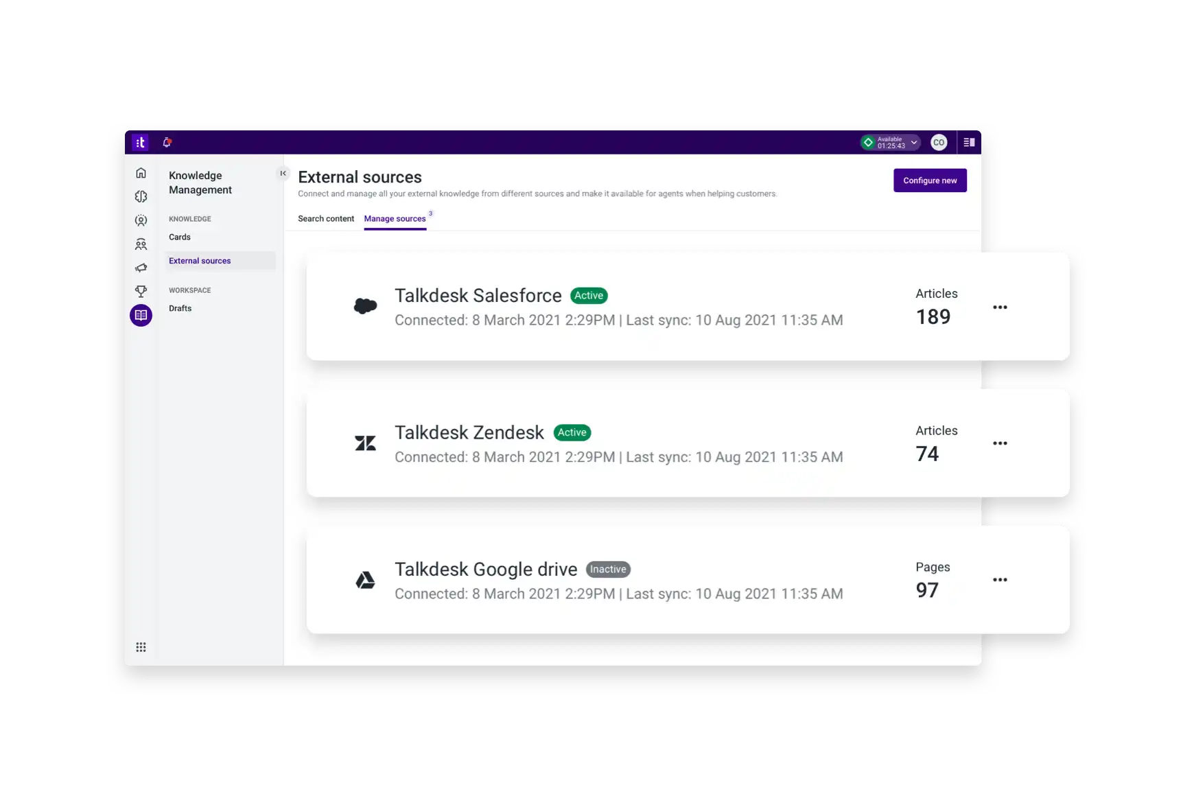 Knowledge Sources External