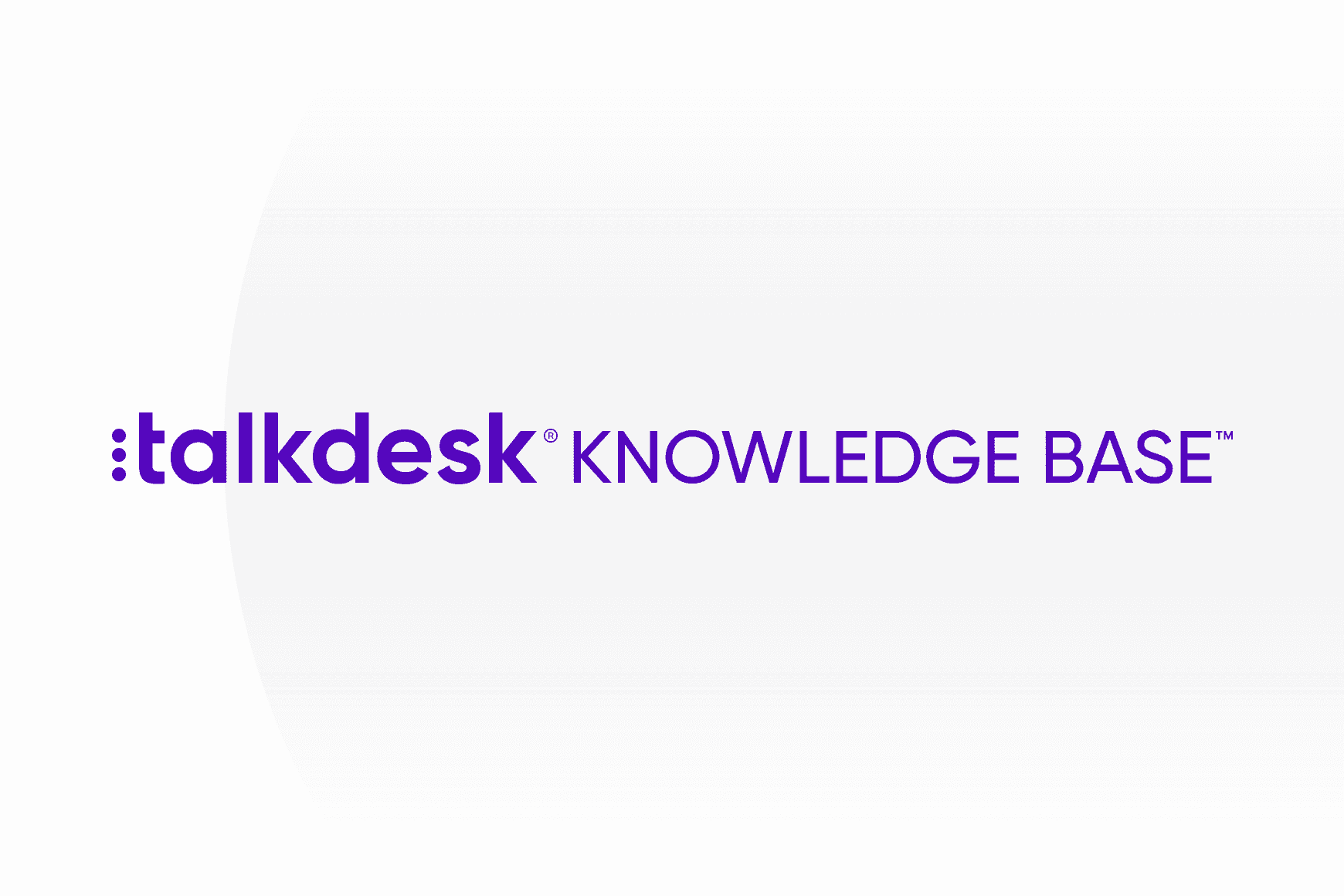 Talkdesk Knowledge Base Documentation