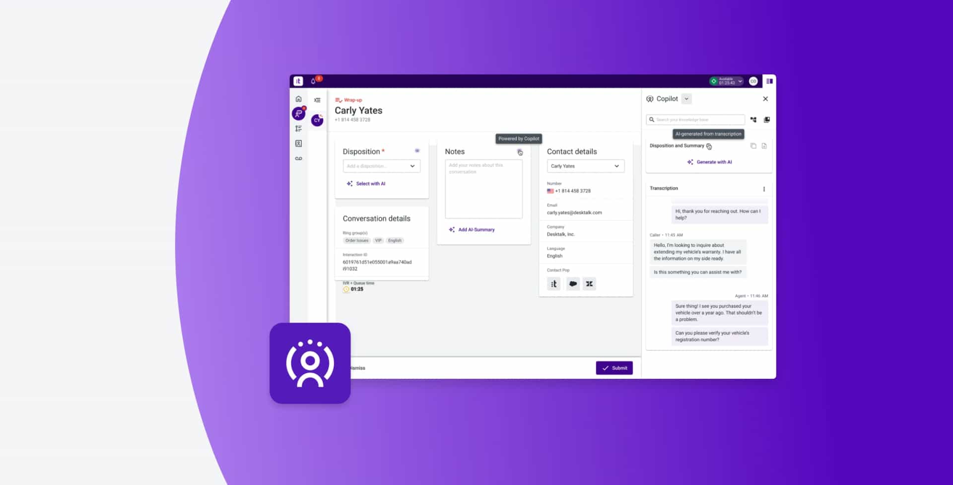 Webinar Innovez Avec Talkdesk Product Screen